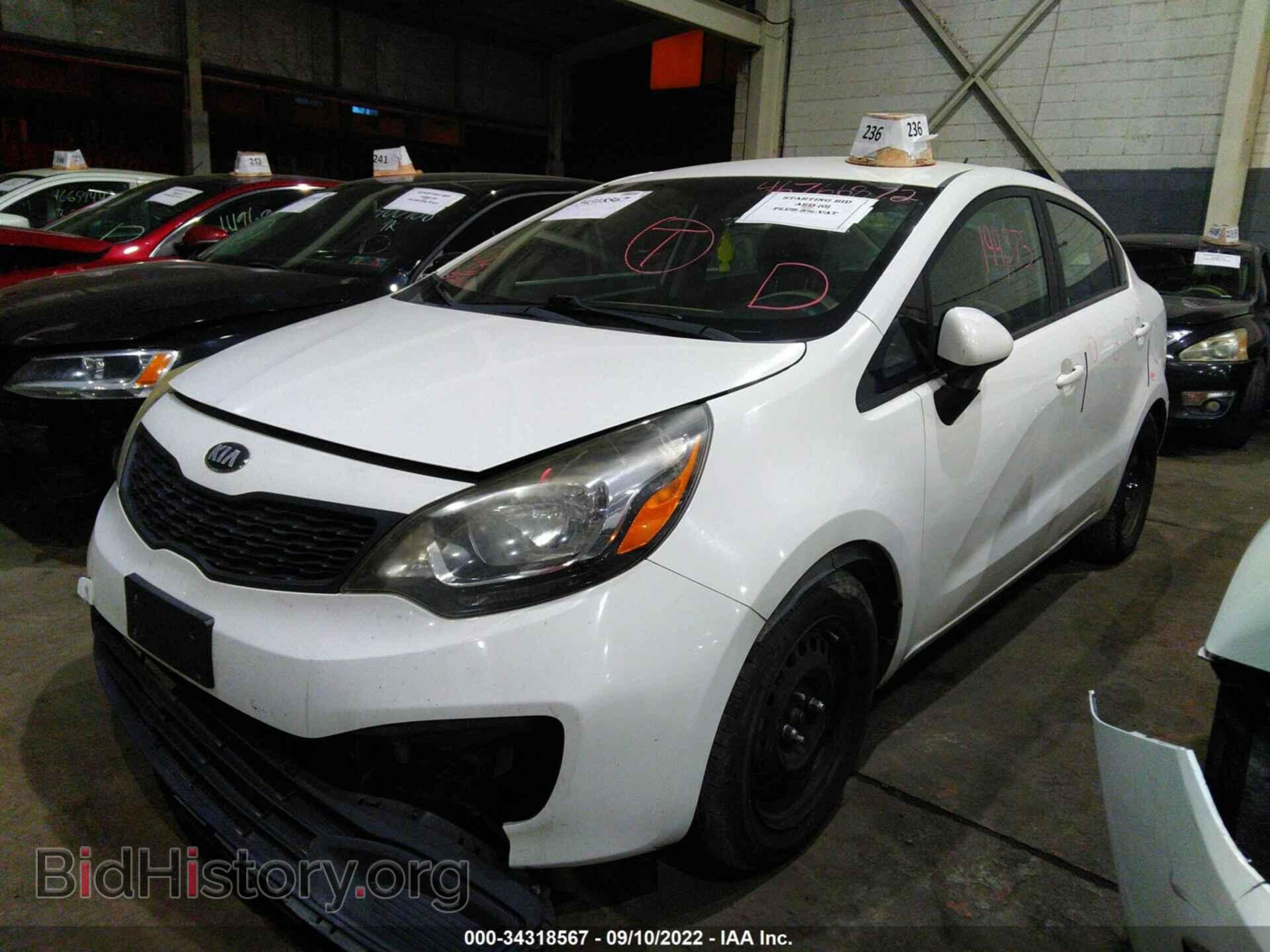 2013 KIA RIO - VIN: 00ADM4A31D6134246 - Фото 2