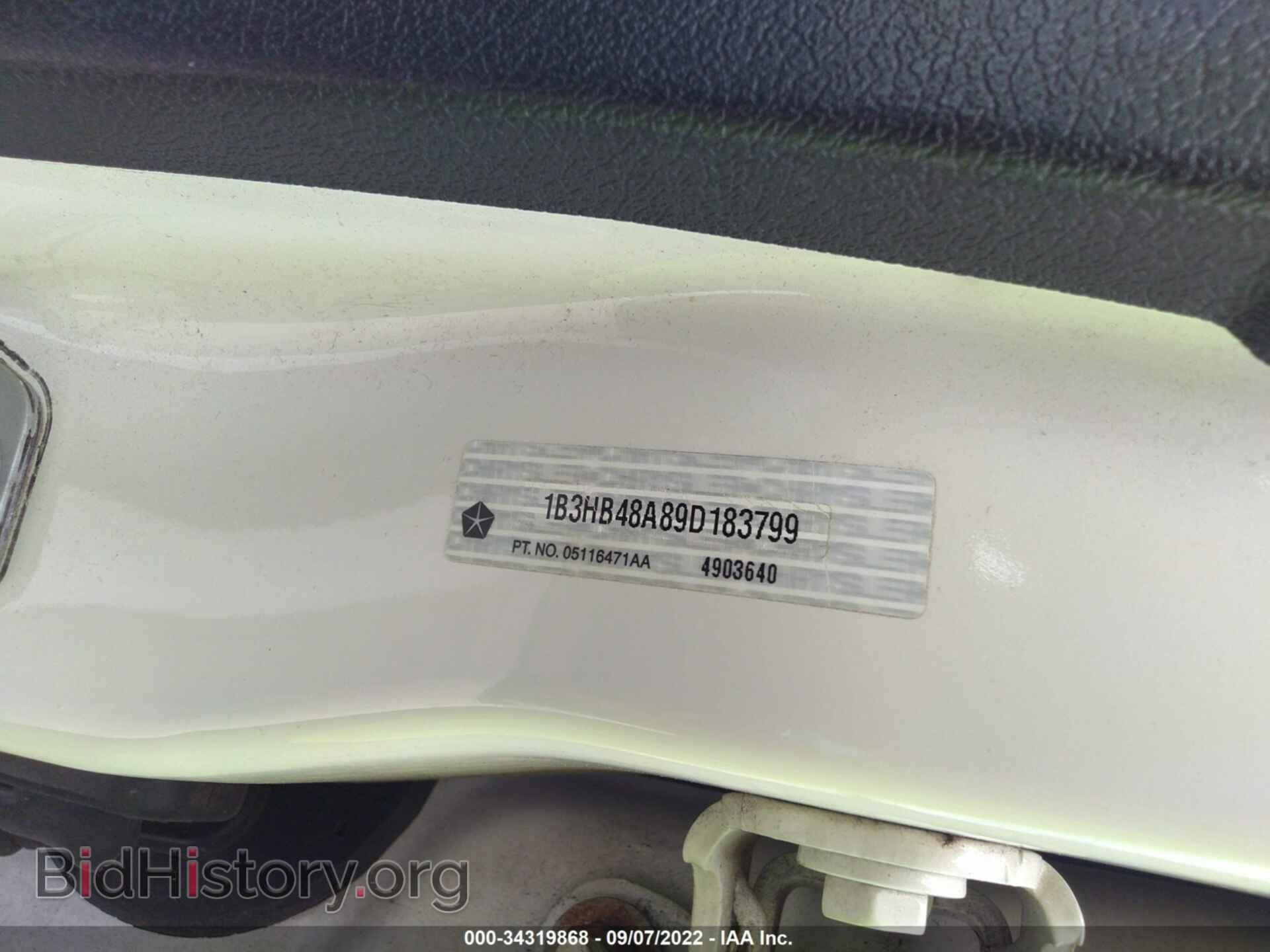 2009 DODGE CALIBER - VIN: 1B3HB48A89D183799 - Фото 9