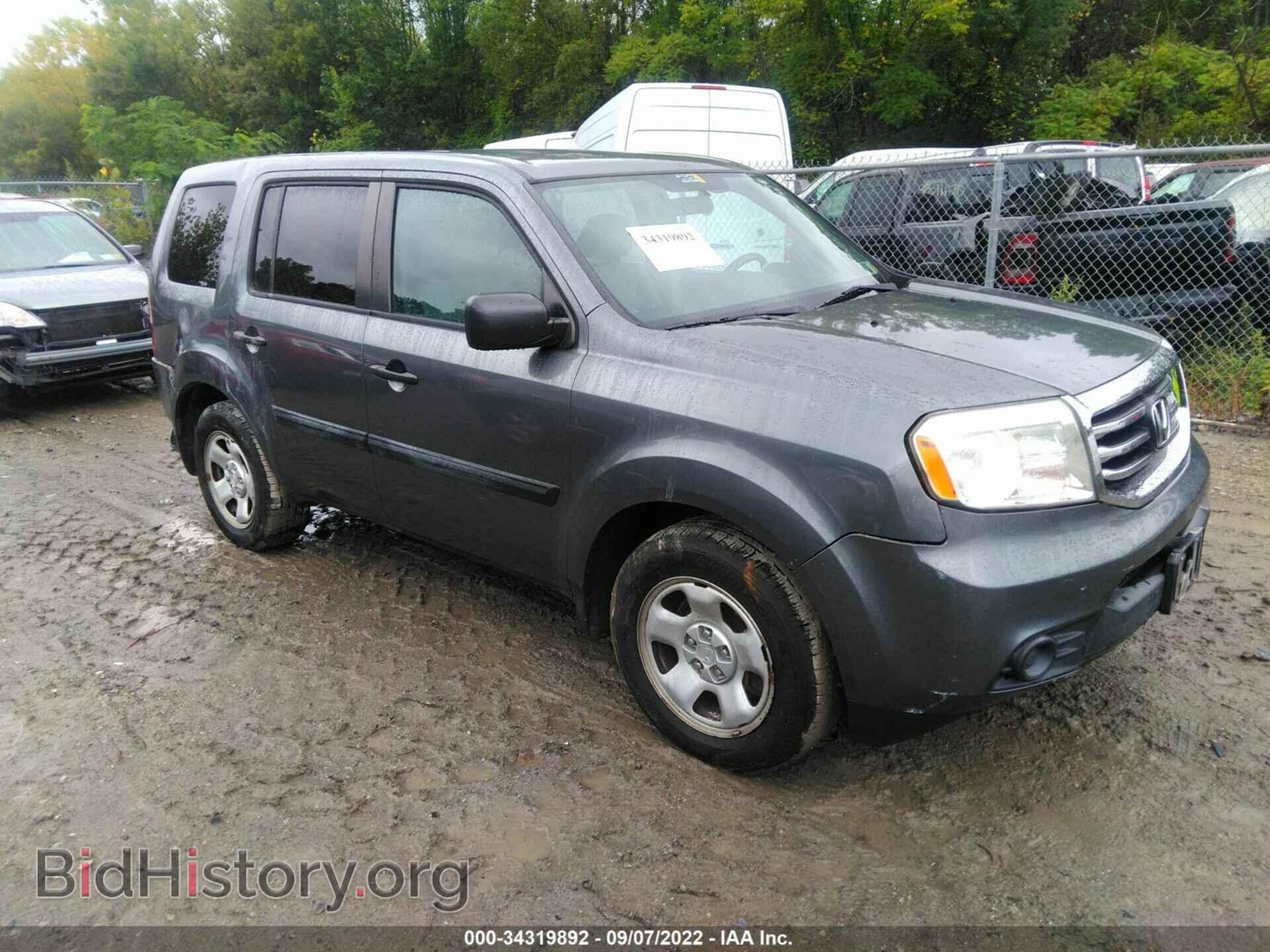 Photo 5FNYF4H2XDB025560 - HONDA PILOT 2013