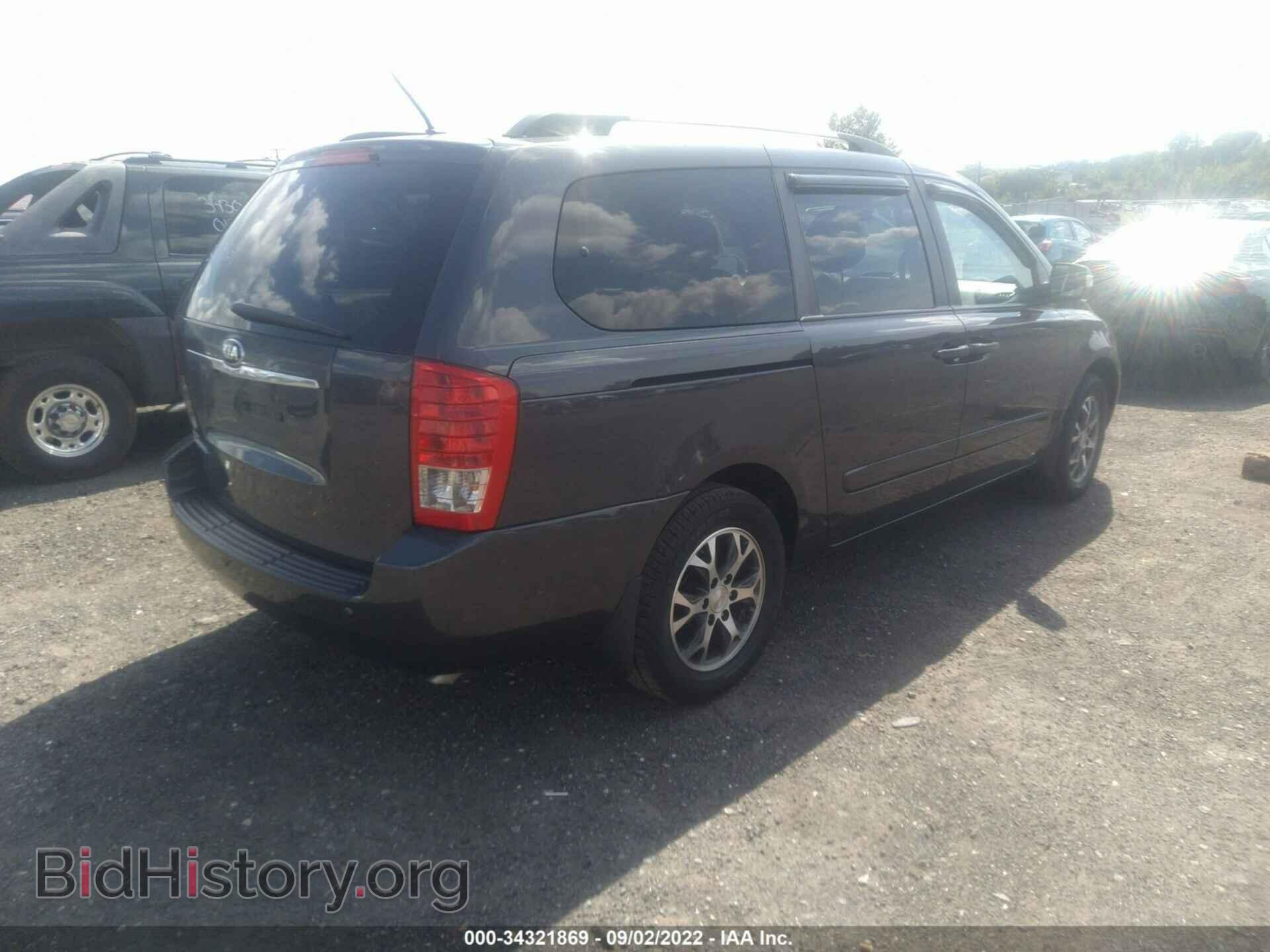 2014 KIA SEDONA - VIN: KNDMG4C72E6564251 - Фото 4