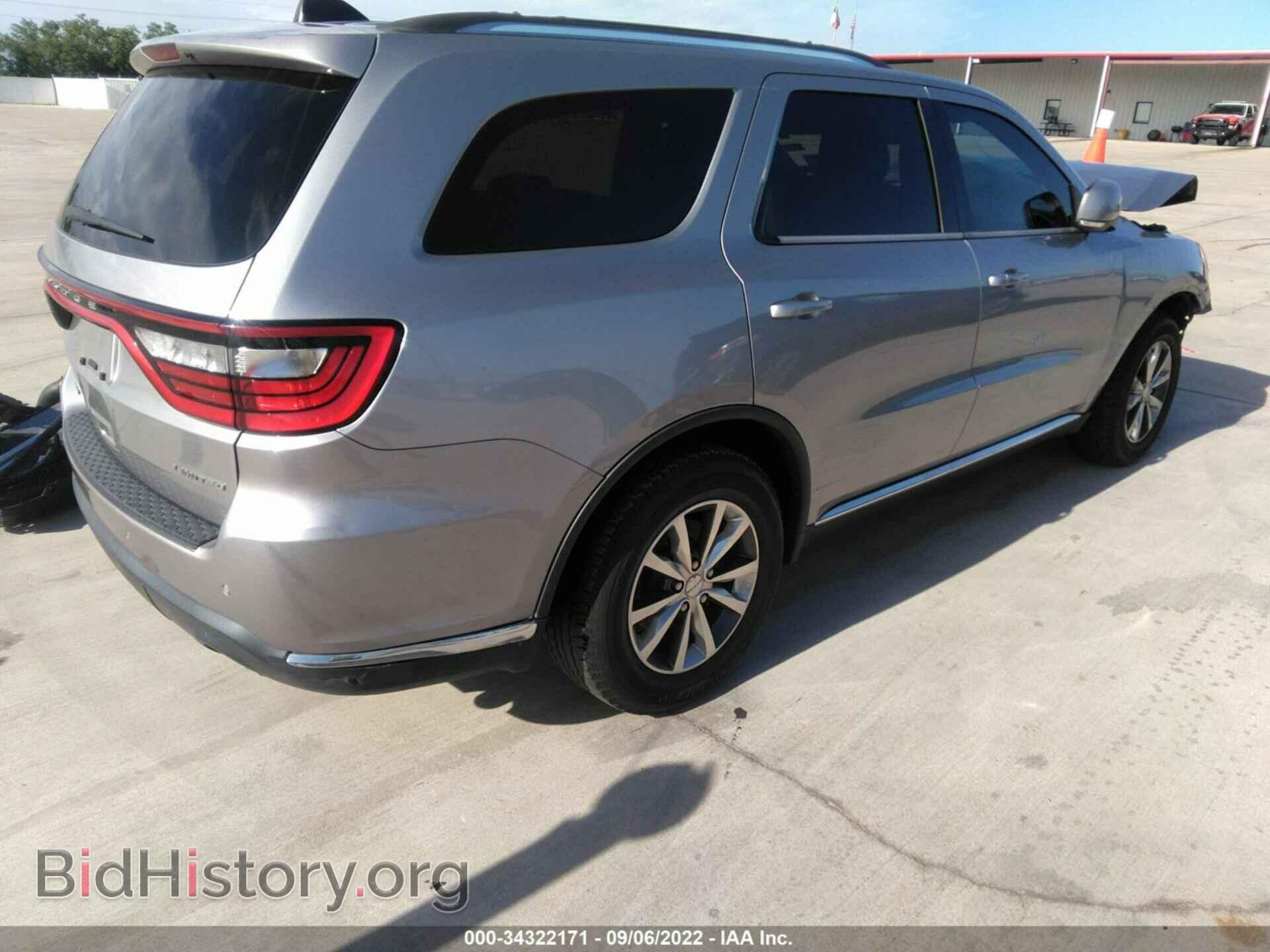 2016 DODGE DURANGO - VIN: 1C4RDHDG6GC361260 - Фото 4