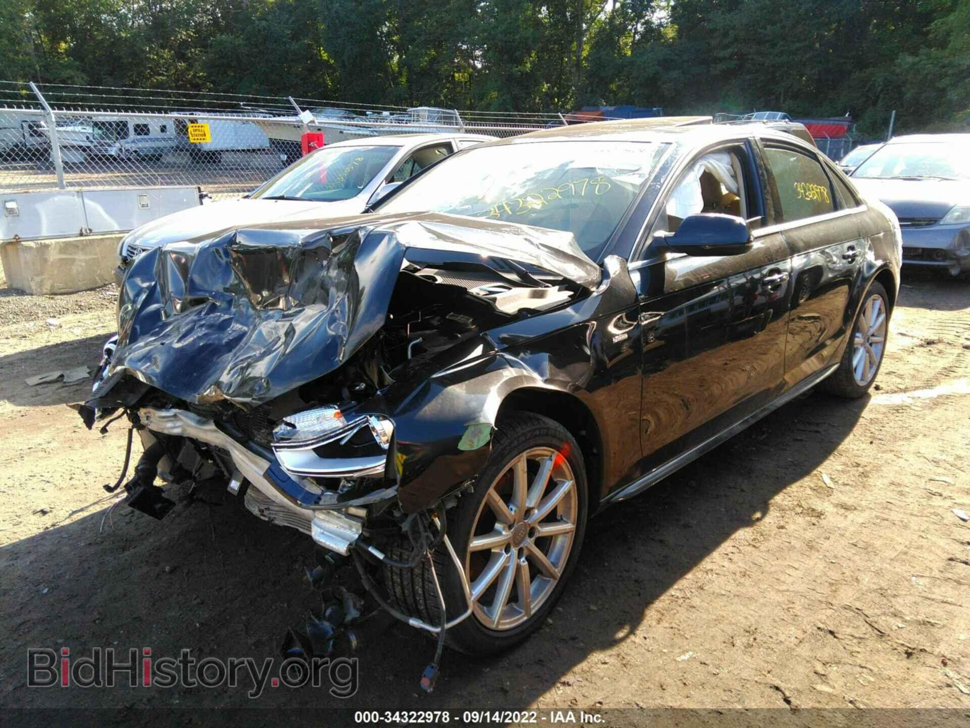 2014 AUDI A4 - VIN: WAUFFAFL1EN009958 - Фото 2