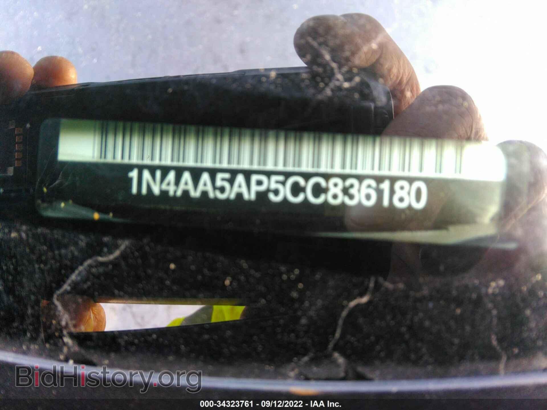 2012 NISSAN MAXIMA - VIN: 1N4AA5AP5CC836180 - Фото 9