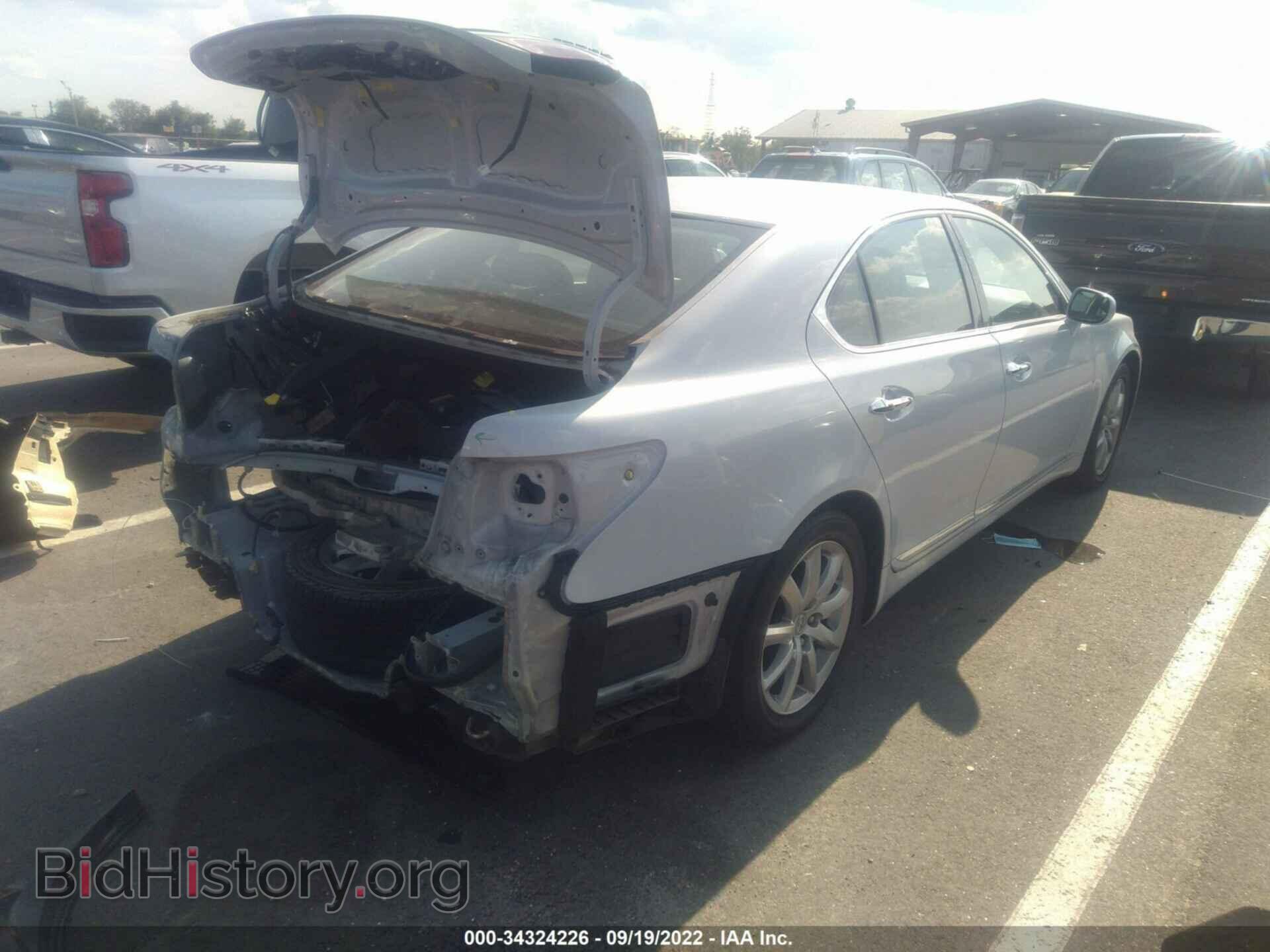2008 LEXUS LS 460 - VIN: JTHBL46F585064308 - Фото 4