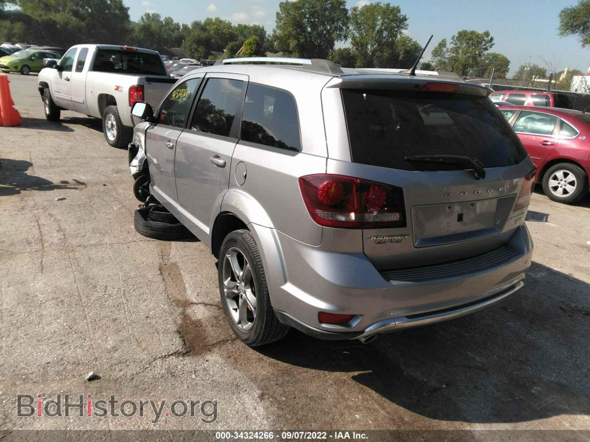 2016 DODGE JOURNEY - VIN: 3C4PDCGG9GT198596 - Фото 3