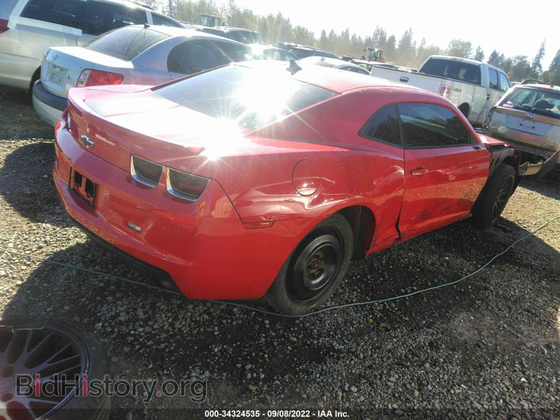 2013 CHEVROLET CAMARO - VIN: 2G1FB1E32D9186206 - Фото 4