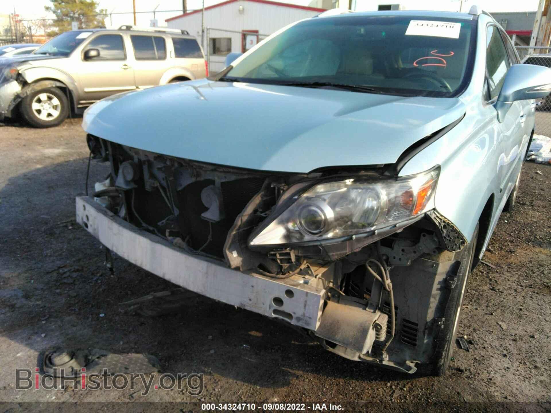 2010 LEXUS RX 350 - VIN: 2T2BK1BA2AC017822 - Фото 6