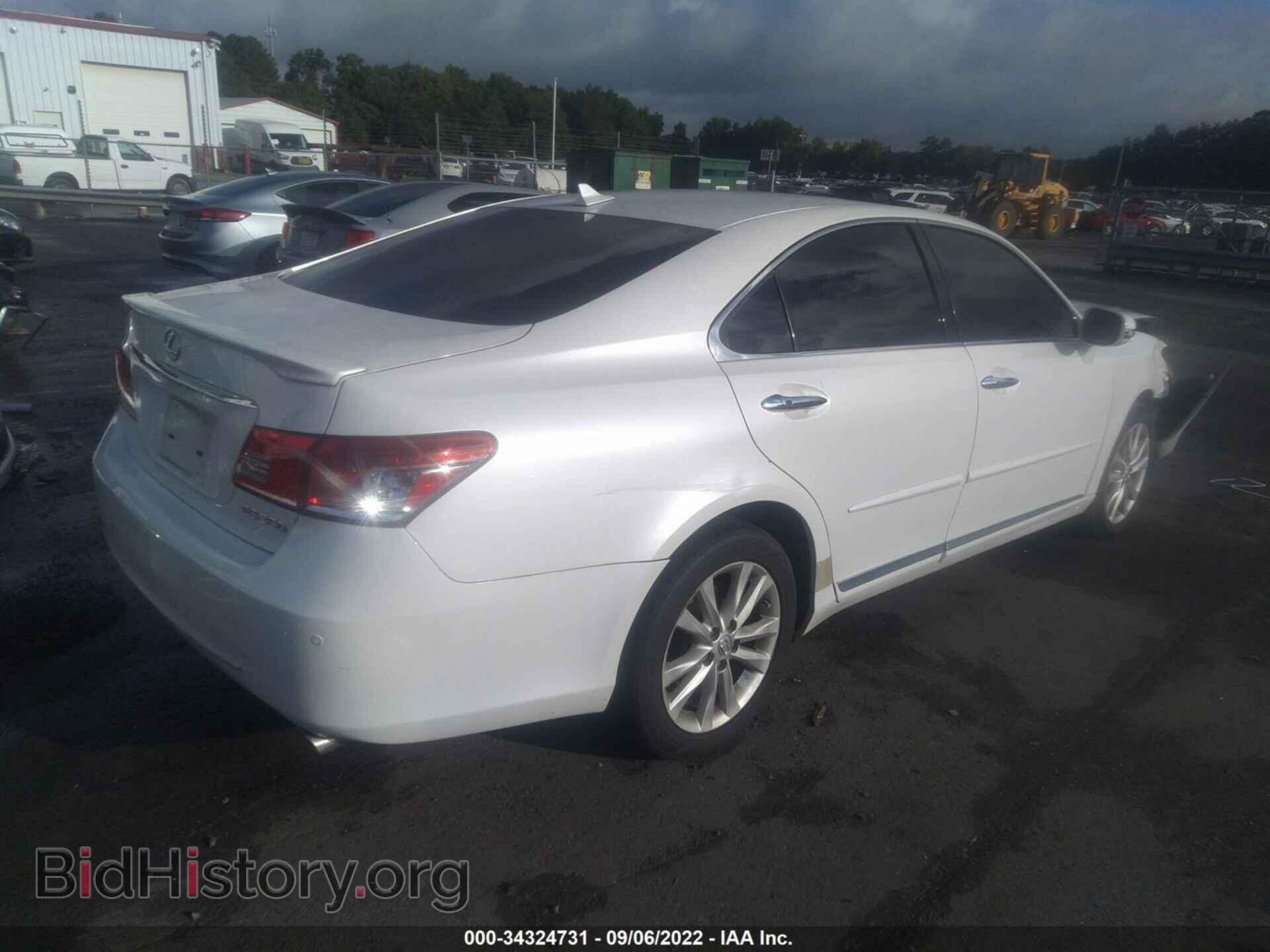 2012 LEXUS ES 350 - VIN: JTHBK1EG2C2504829 - Photo 4