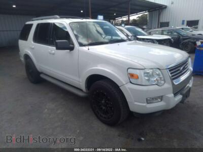 2010 Ford EXPLORER XLT, белый — VIN 1FMEU7DE2AUA93909, IAAI