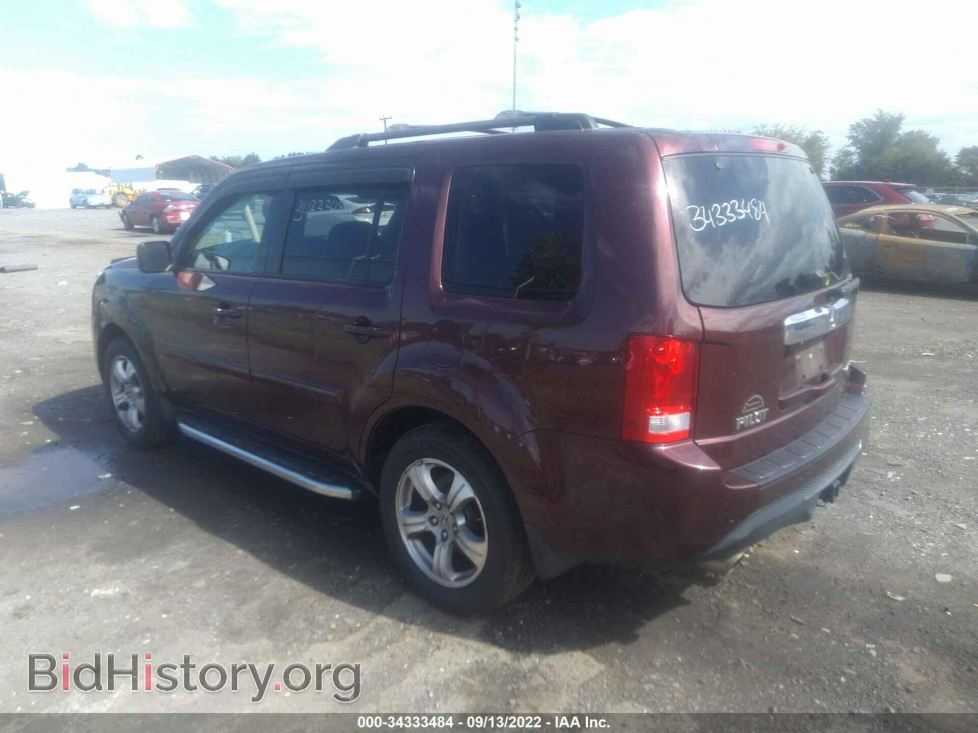 2013 HONDA PILOT - VIN: 5FNYF4H52DB030343 - Фото 3