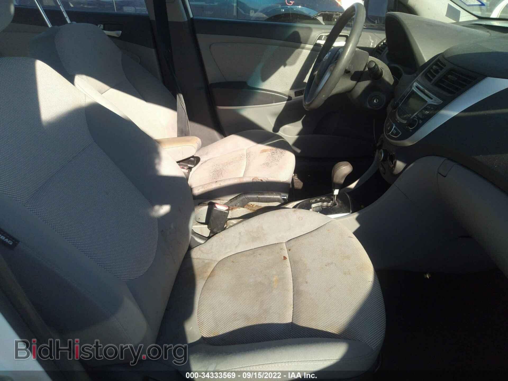 2012 HYUNDAI ACCENT - VIN: KMHCT5AE2CU048216 - Фото 5