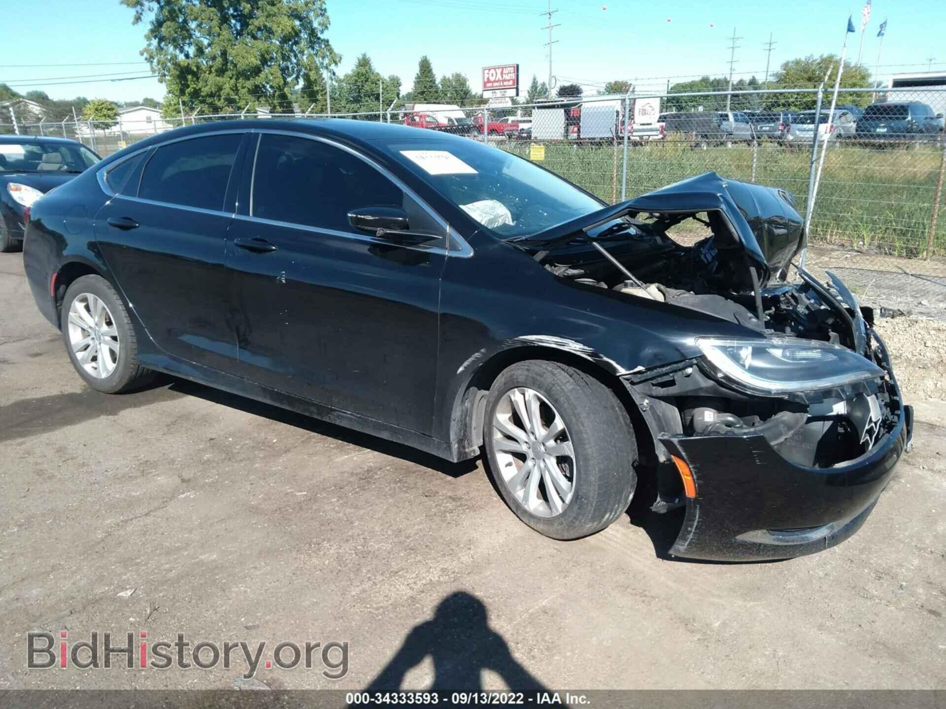 Фотография 1C3CCCAB1FN648159 - CHRYSLER 200 2015