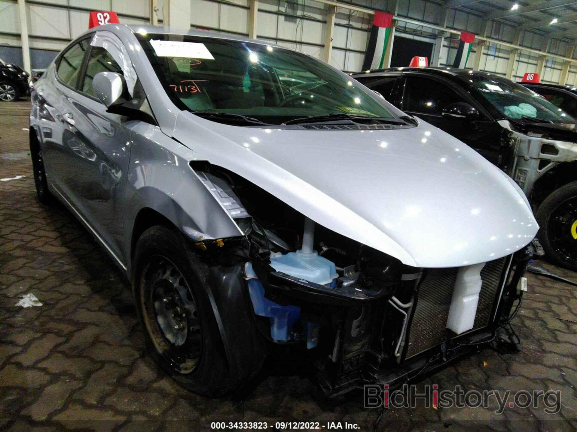 Photo 00PDH4AE4CH066599 - HYUNDAI ELANTRA 2012