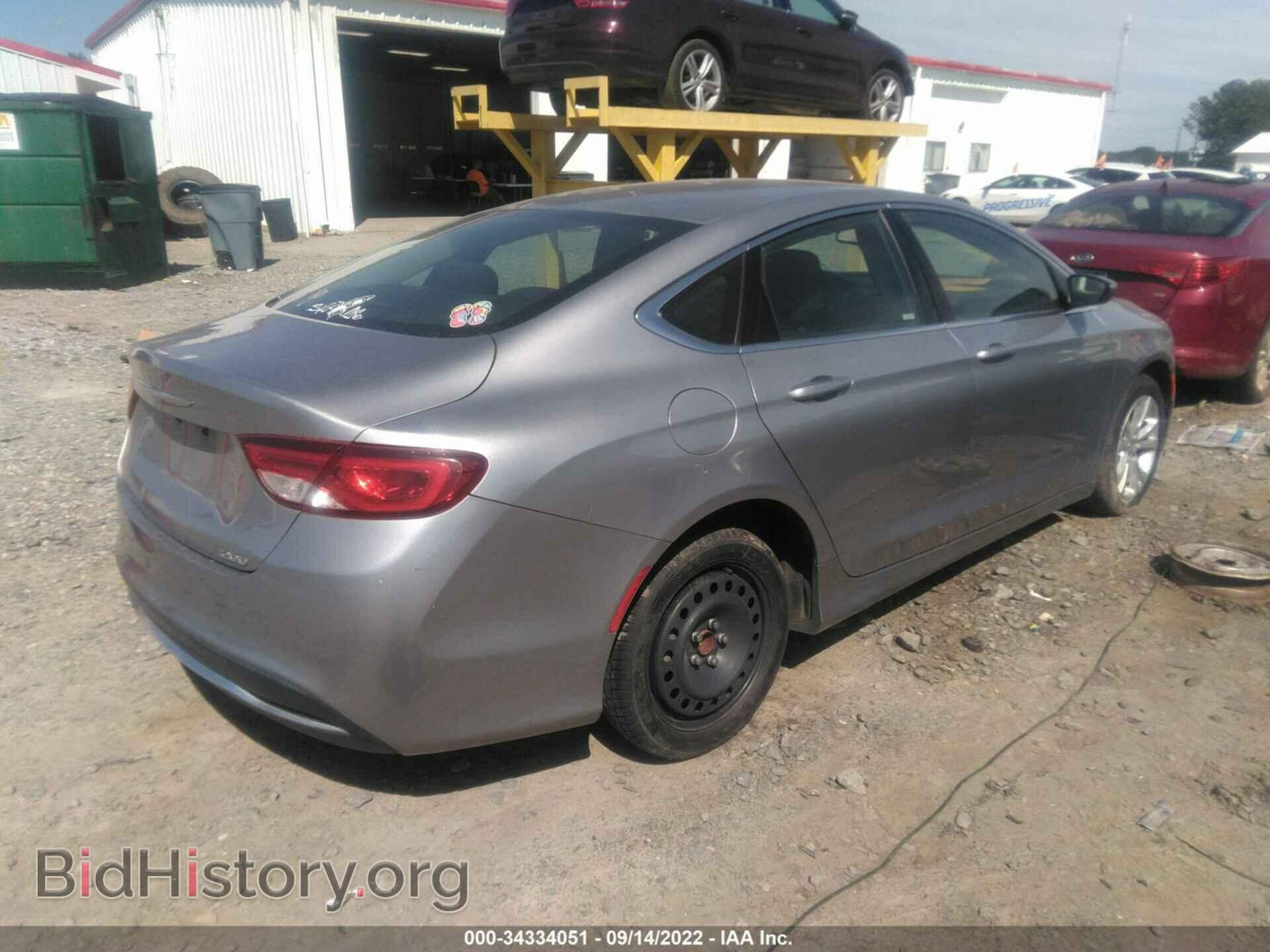2015 CHRYSLER 200 - VIN: 1C3CCCAB2FN694227 - Фото 4
