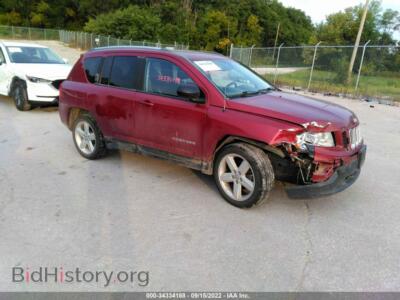 2012 Jeep COMPASS Limited, red — VIN 1C4NJDCB6CD616449, IAAI
