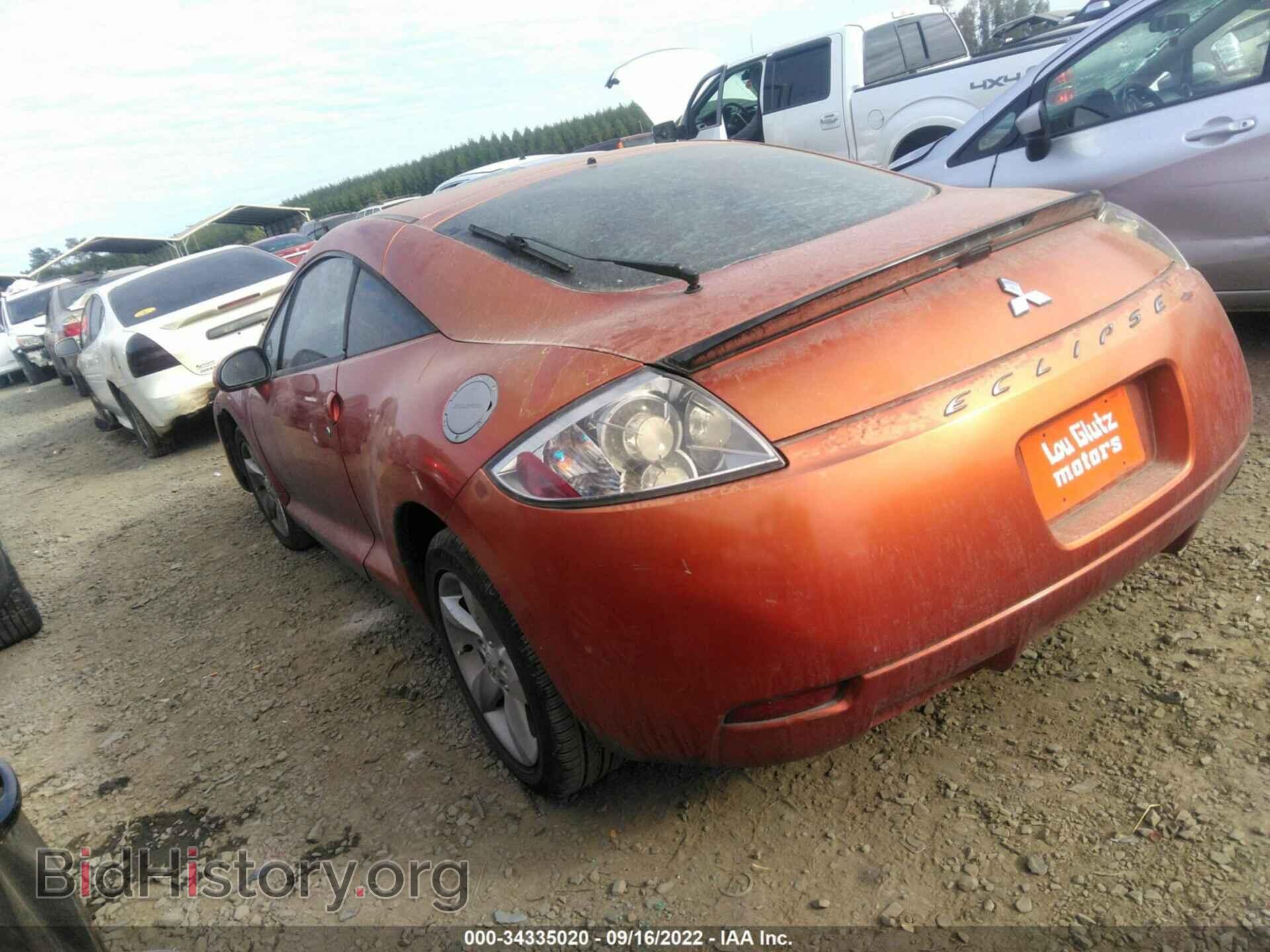 2007 MITSUBISHI ECLIPSE - VIN: 4A3AK24F17E011172 - Фото 3