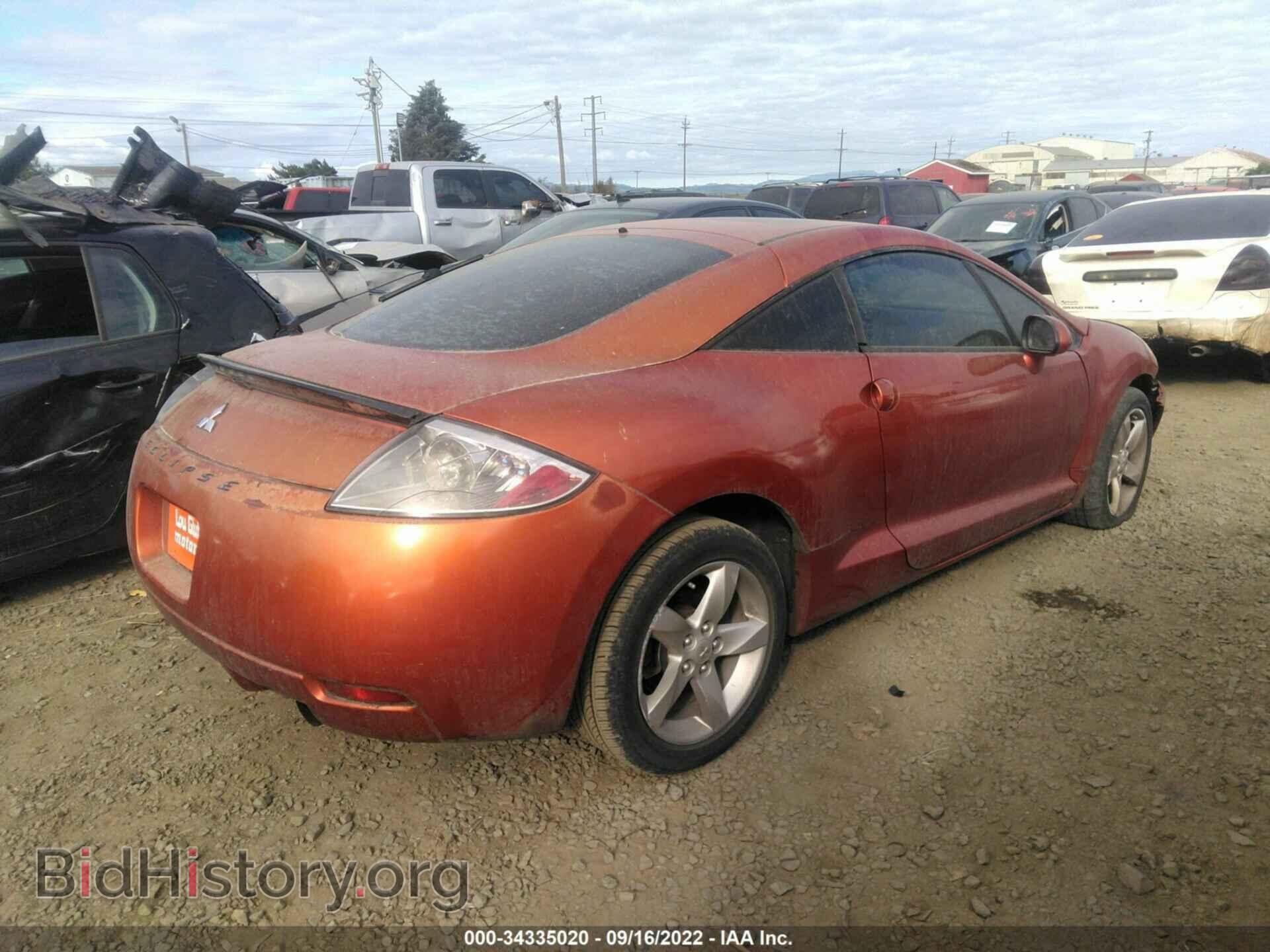 2007 MITSUBISHI ECLIPSE - VIN: 4A3AK24F17E011172 - Фото 4