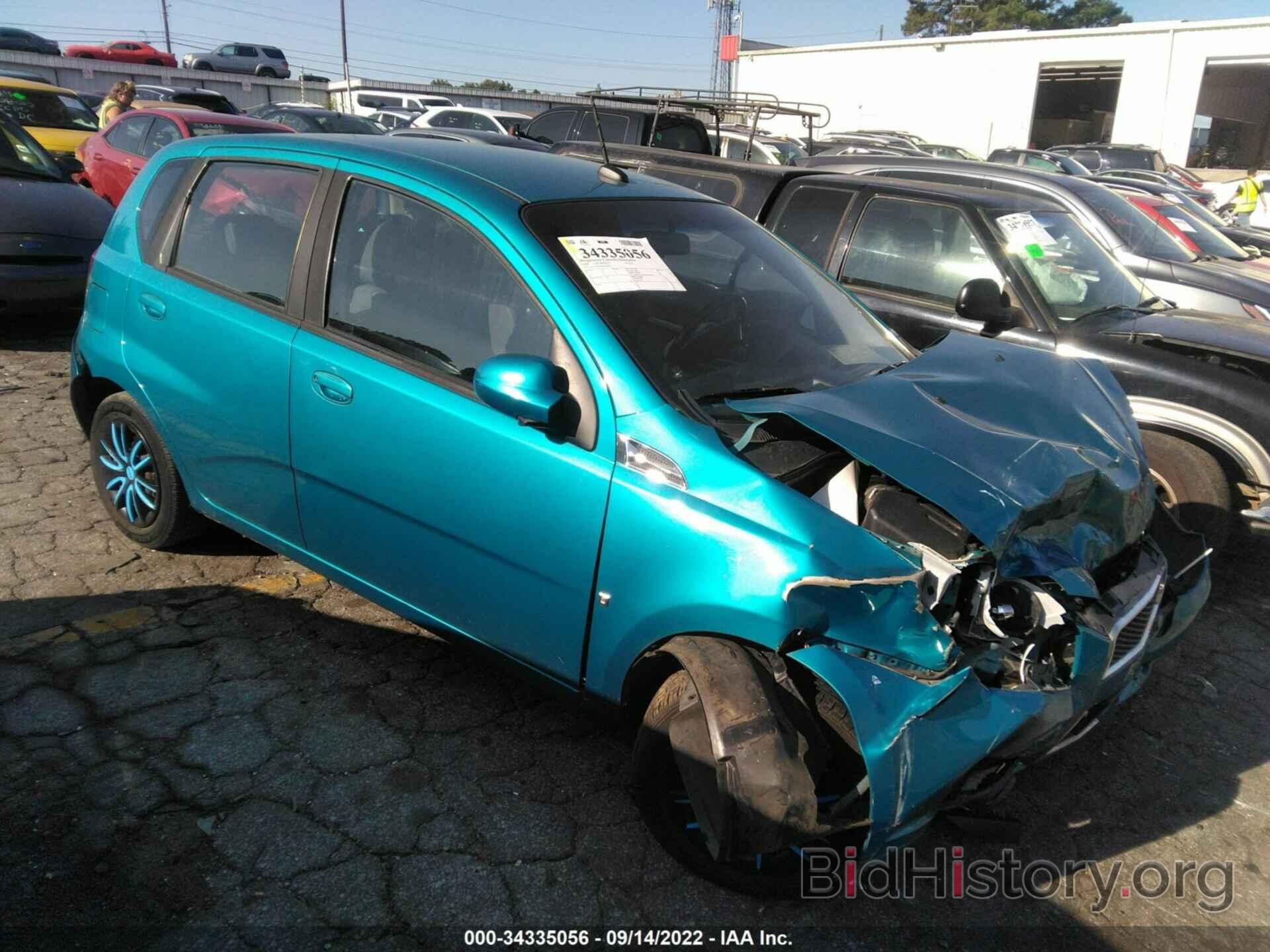 Photo KL1TD66E89B336950 - CHEVROLET AVEO 2009