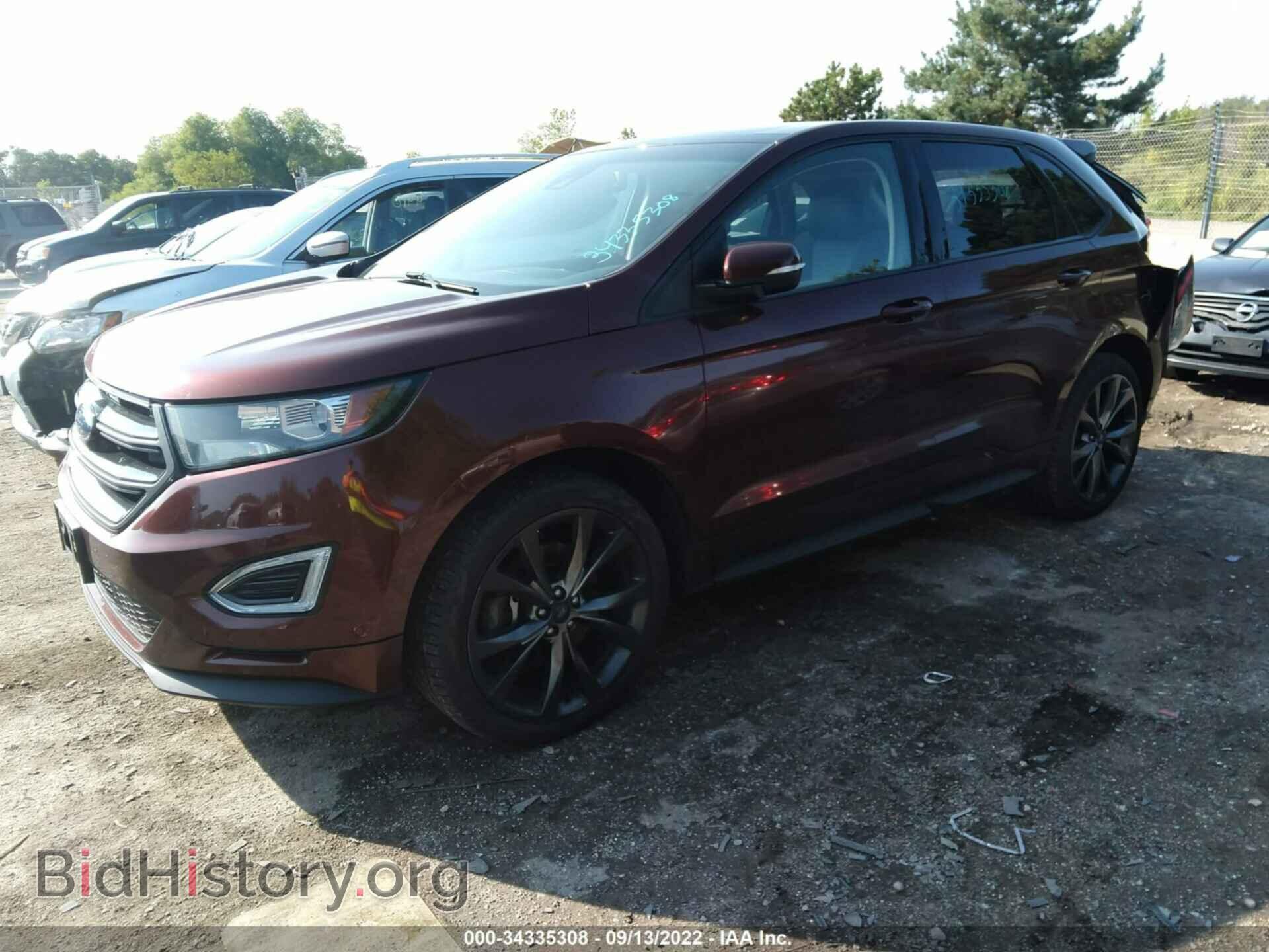 2015 FORD EDGE - VIN: 2FMTK4AP1FBB44766 - Photo 2