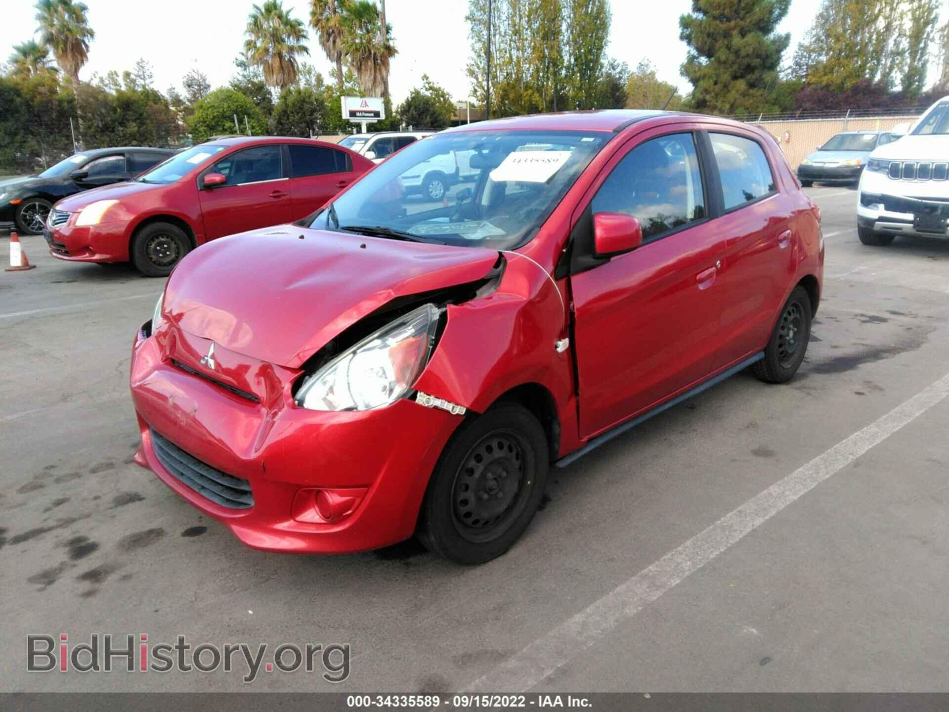 2015 MITSUBISHI MIRAGE - VIN: ML32A3HJ7FH040464 - Фото 2