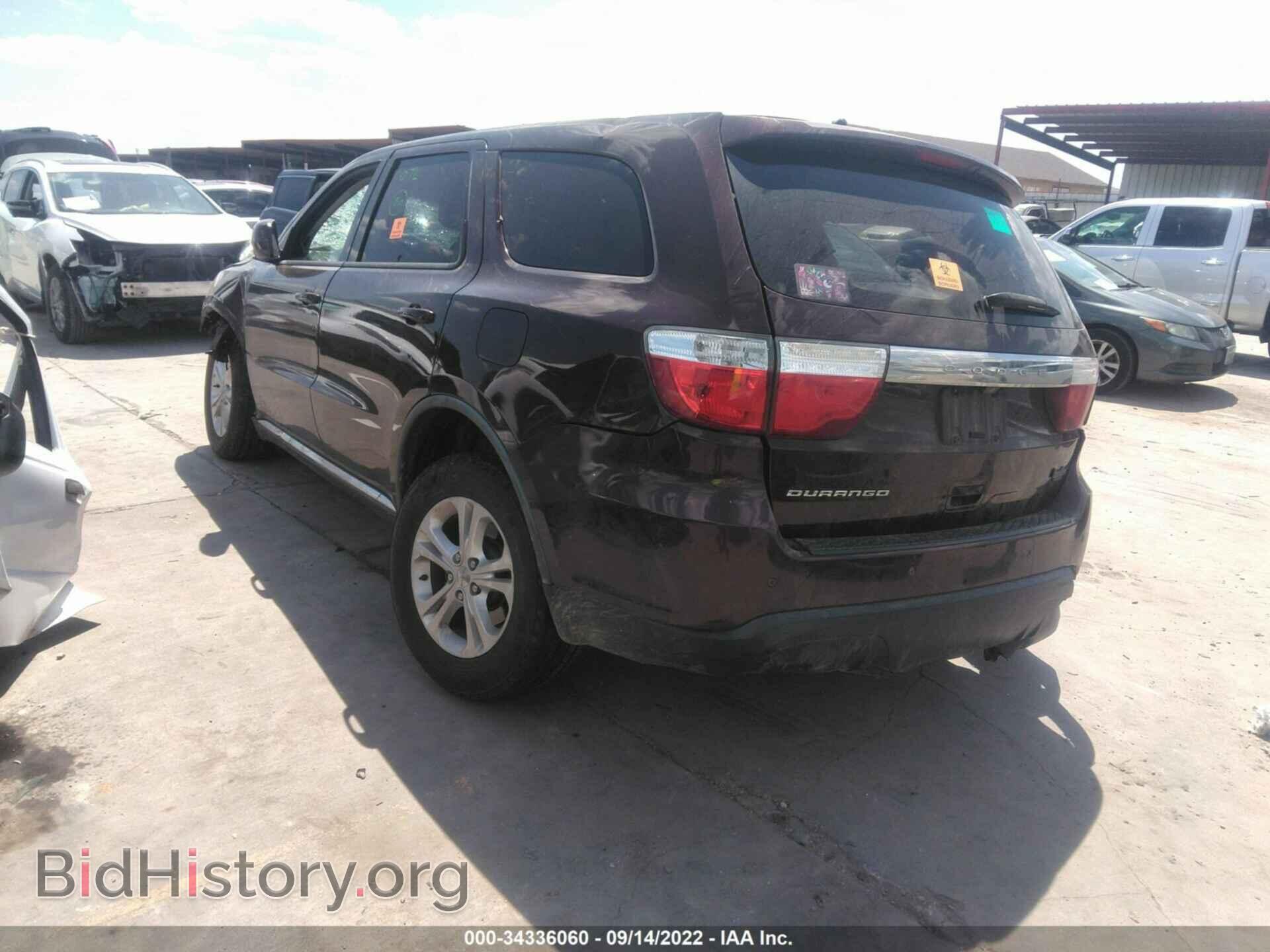 2012 DODGE DURANGO - VIN: 1C4RDHAGXCC291678 - Photo 3
