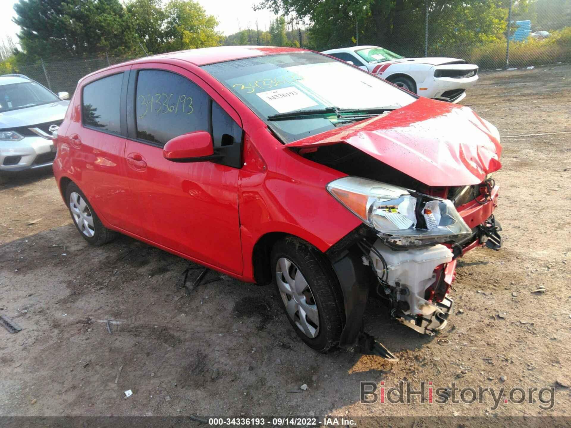 Photo JTDKTUD36CD518378 - TOYOTA YARIS 2012