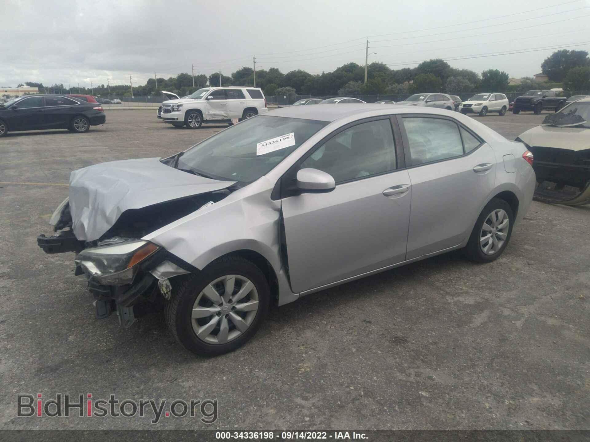 2015 TOYOTA COROLLA - VIN: 2T1BURHEXFC448374 - Photo 2