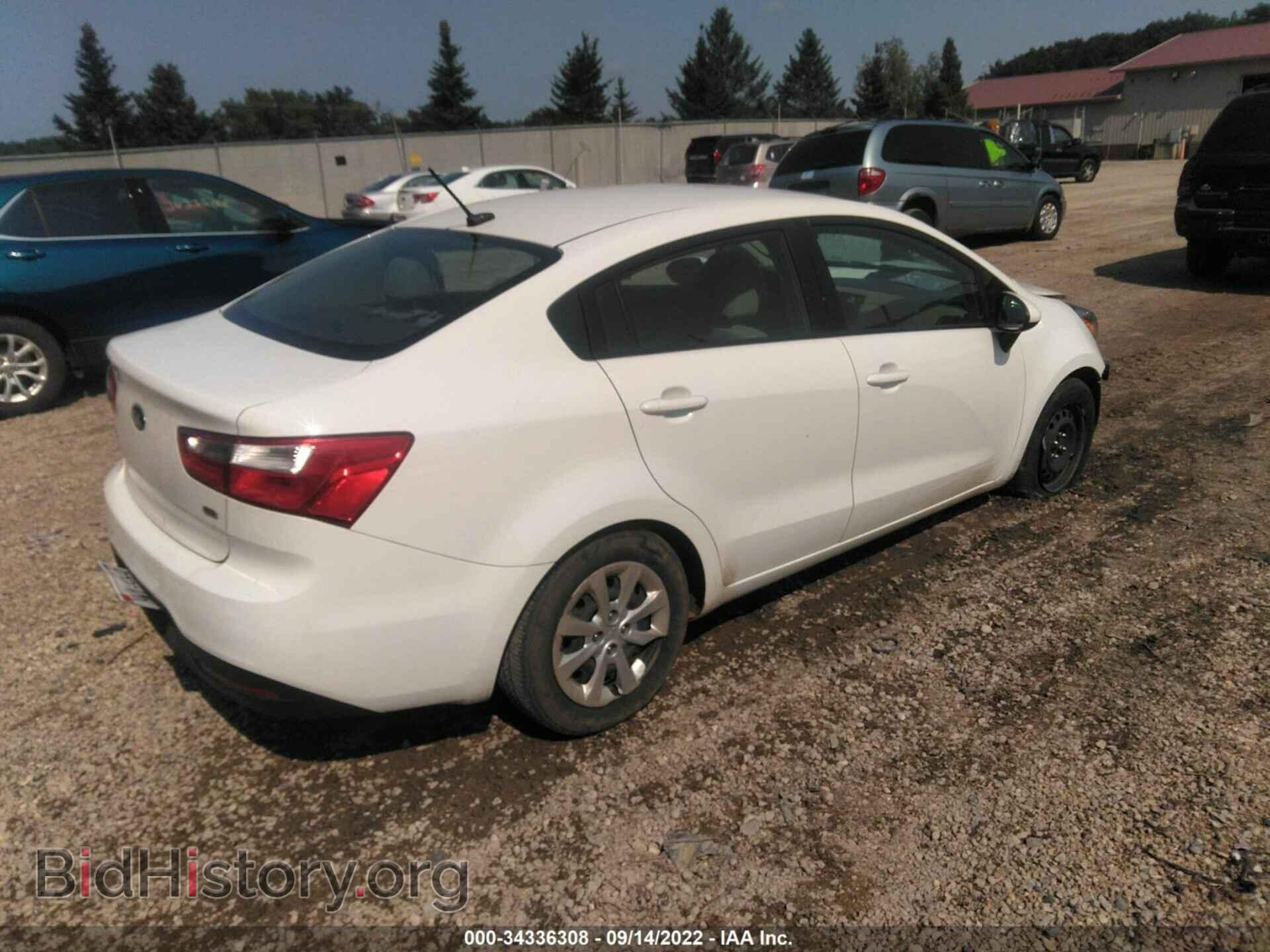 2014 KIA RIO - VIN: KNADM4A35E6338713 - Фото 4