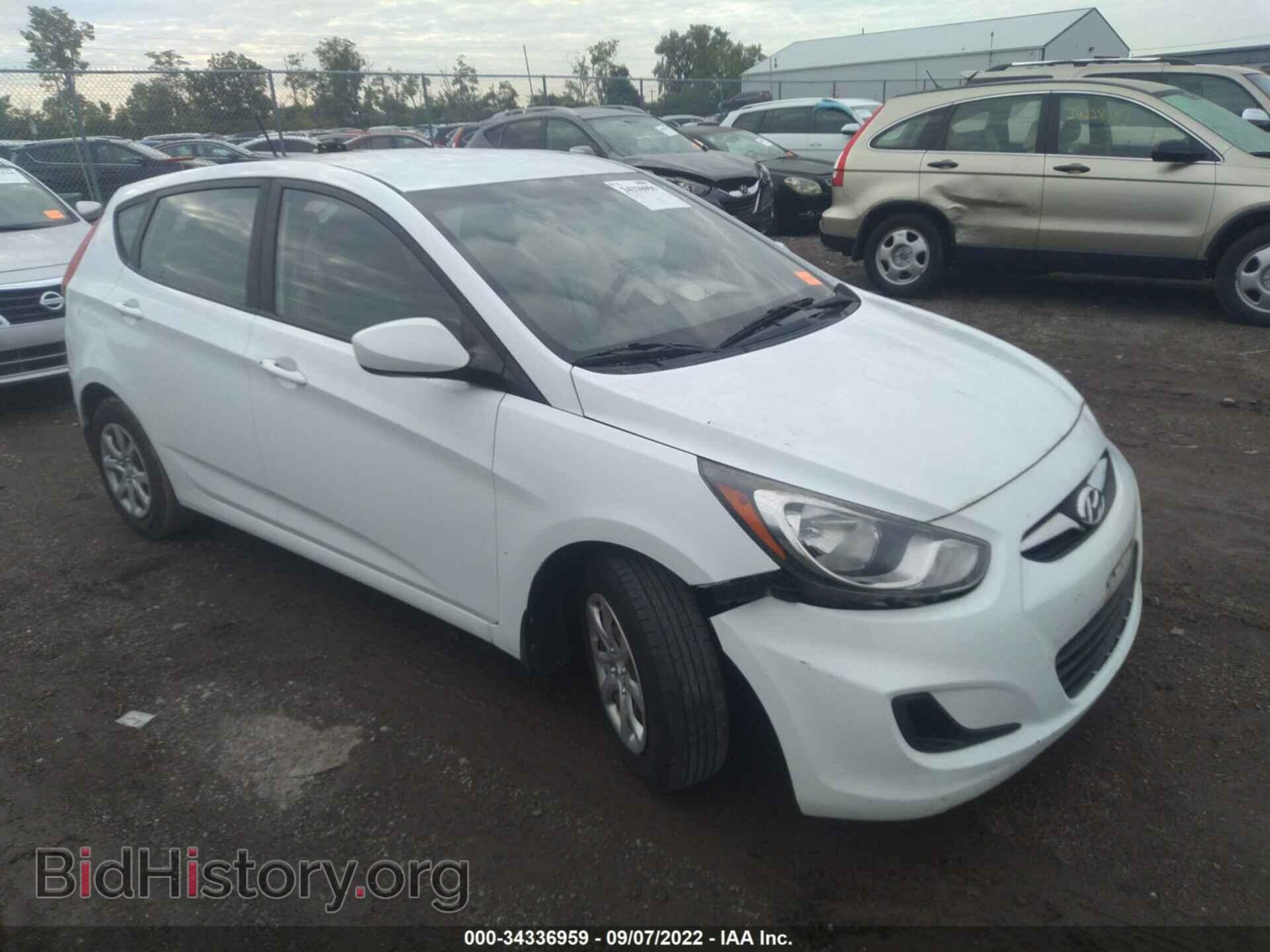 Photo KMHCT5AE2CU016043 - HYUNDAI ACCENT 2012