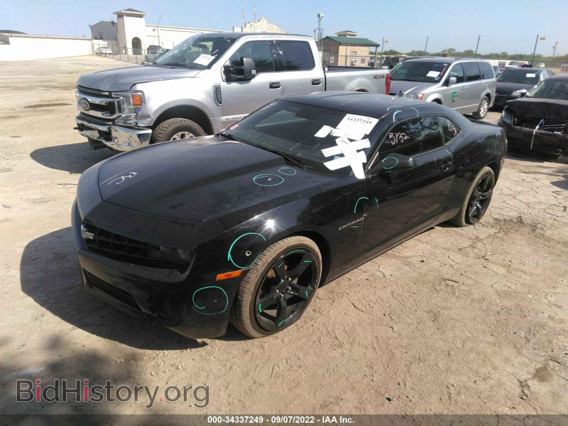 2012 CHEVROLET CAMARO - VIN: 2G1FA1E37C9138797 - Фото 2