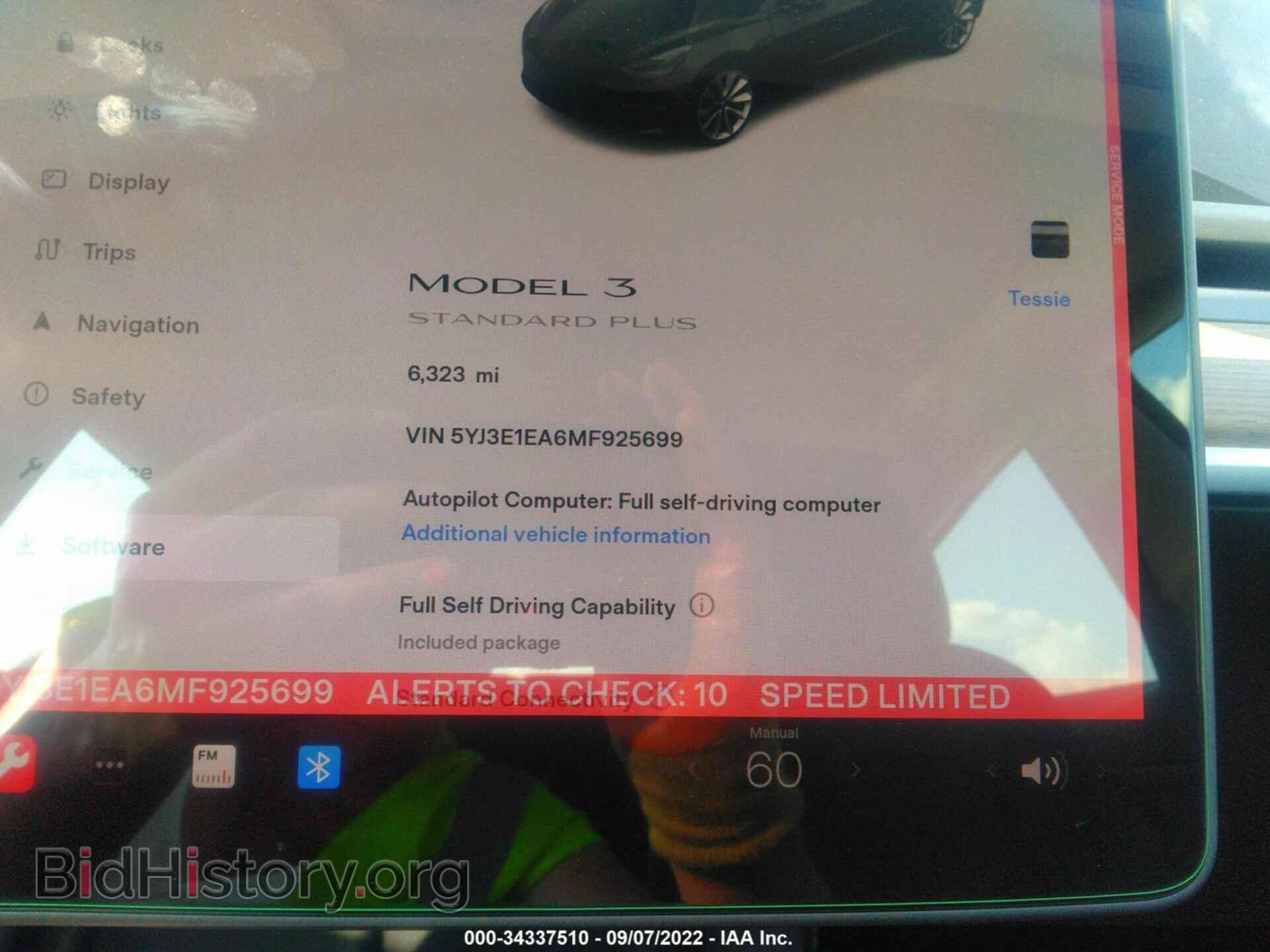 2021 TESLA MODEL 3 - VIN: 5YJ3E1EA6MF925699 - Photo 7