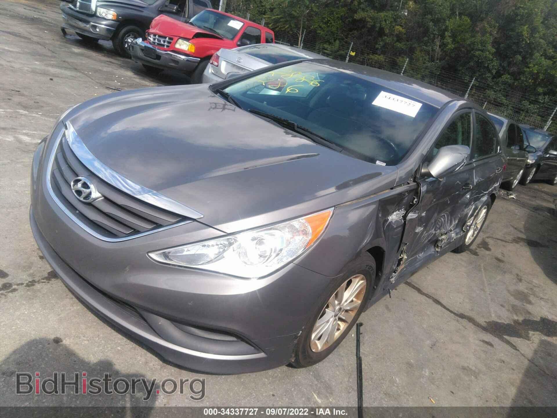 2014 HYUNDAI SONATA - VIN: 5NPEB4AC5EH848286 - Фото 2