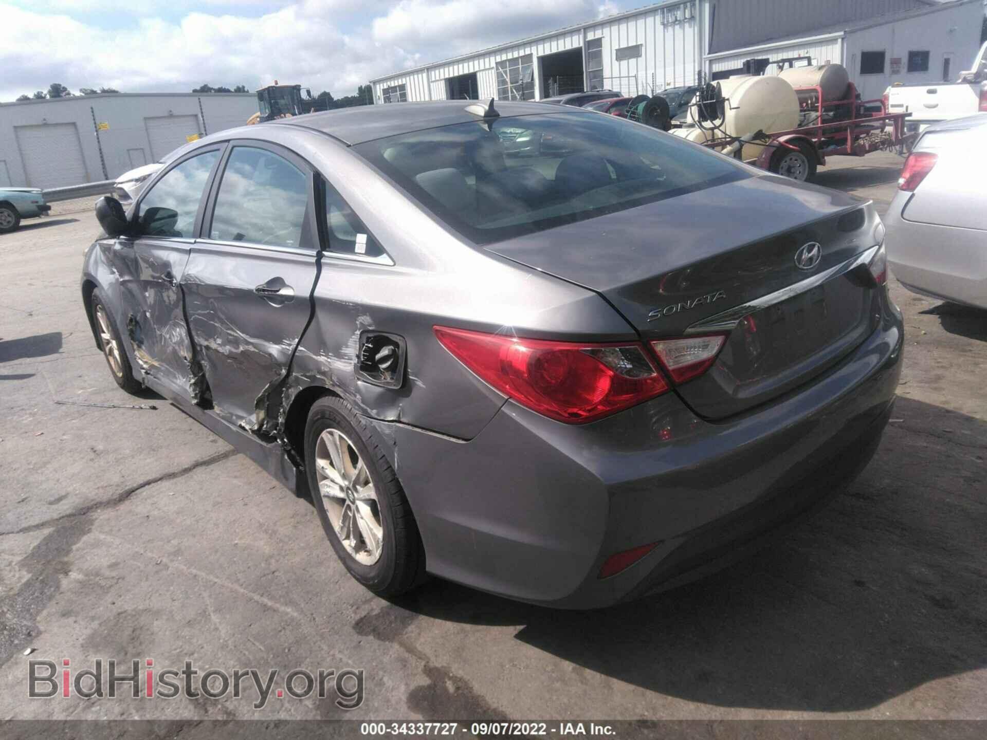2014 HYUNDAI SONATA - VIN: 5NPEB4AC5EH848286 - Фото 3
