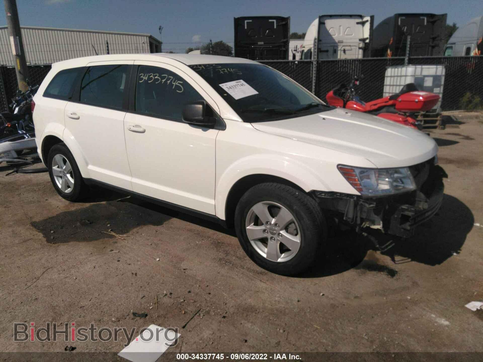 Photo 3C4PDCAB2DT547722 - DODGE JOURNEY 2013