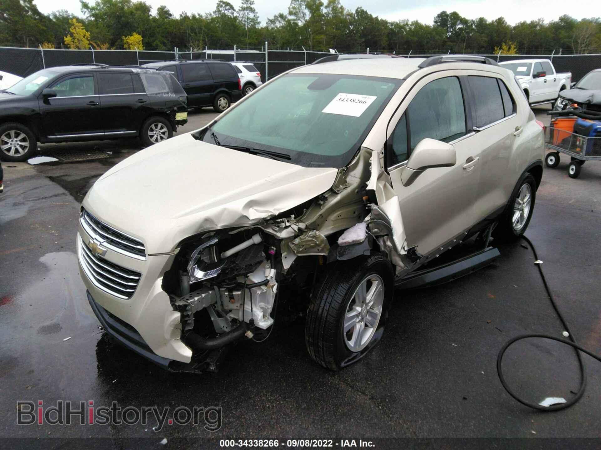 2016 CHEVROLET TRAX - VIN: 3GNCJLSB6GL122425 - Photo 2