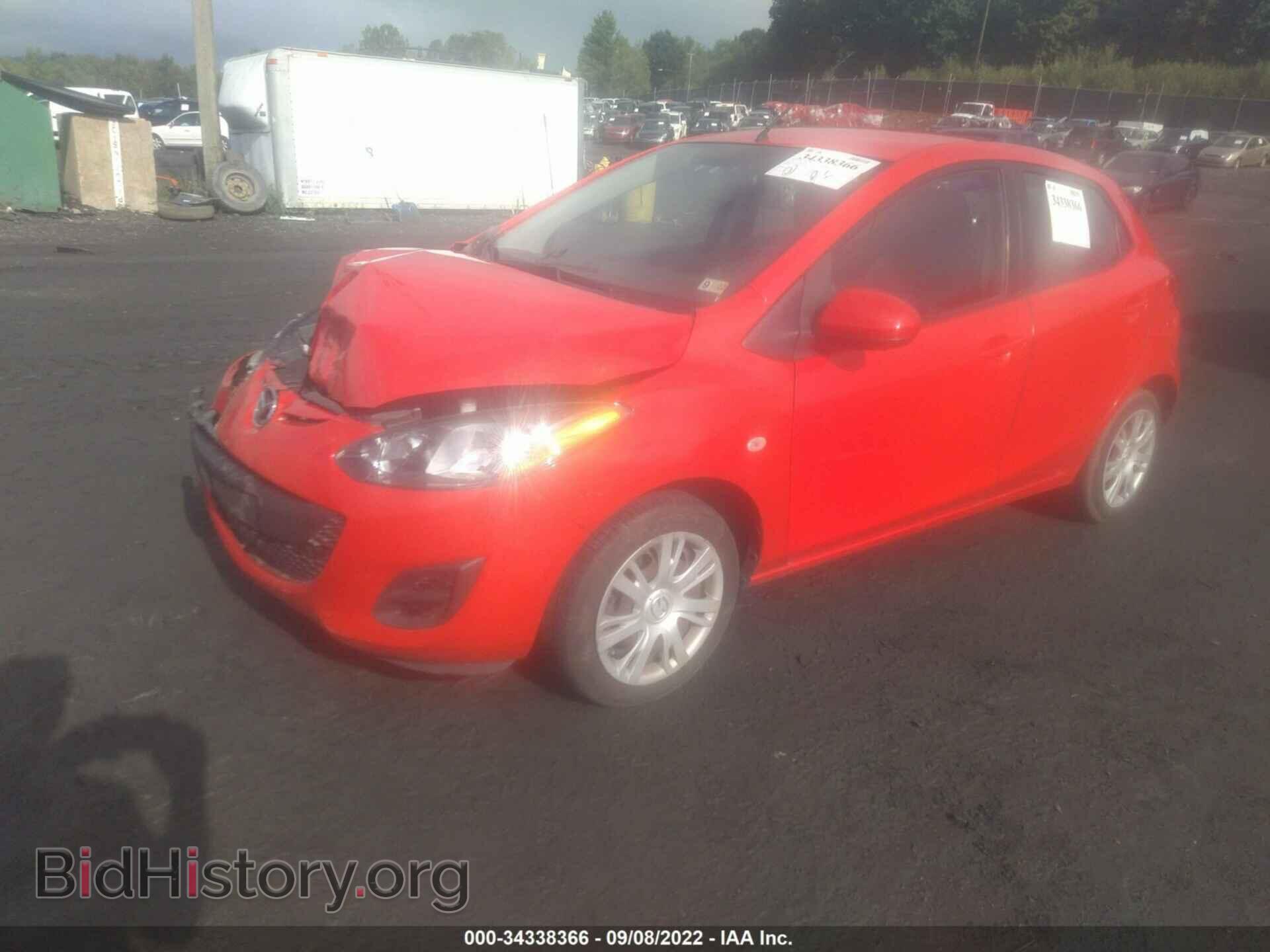2011 MAZDA MAZDA2 - VIN: JM1DE1HZ6B0103423 - Фото 2