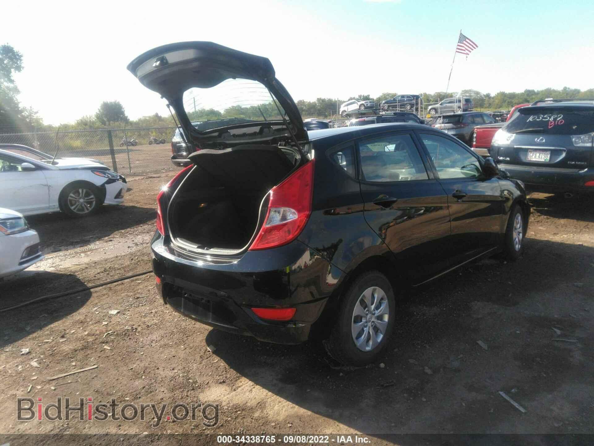 2017 HYUNDAI ACCENT - VIN: KMHCT5AEXHU359352 - Фото 4