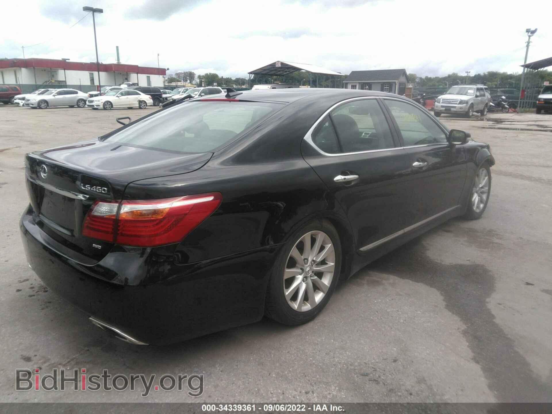 2010 LEXUS LS 460 - VIN: JTHCL5EF4A5006644 - Фото 4