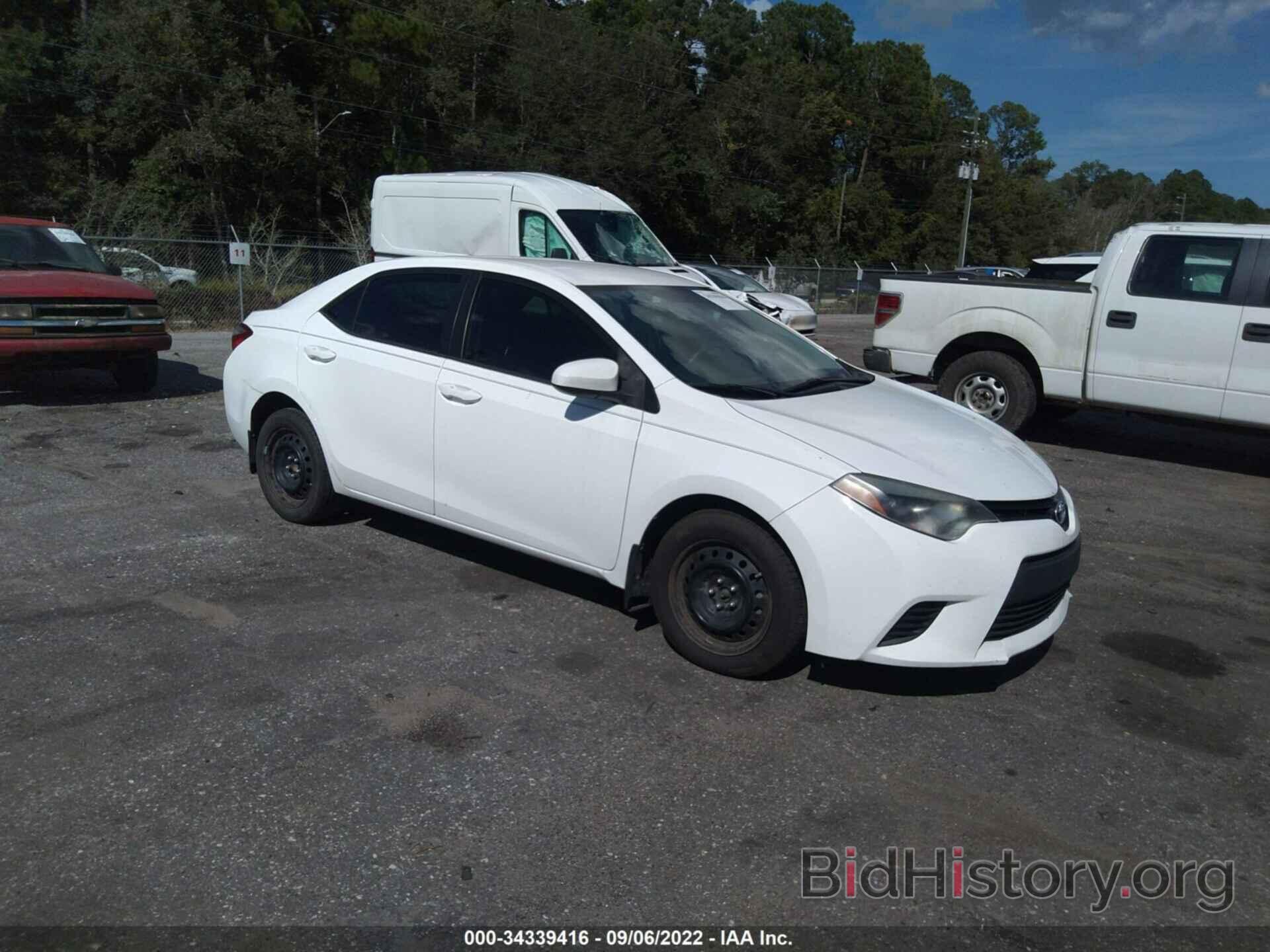 Photo 2T1BURHE5EC135344 - TOYOTA COROLLA 2014