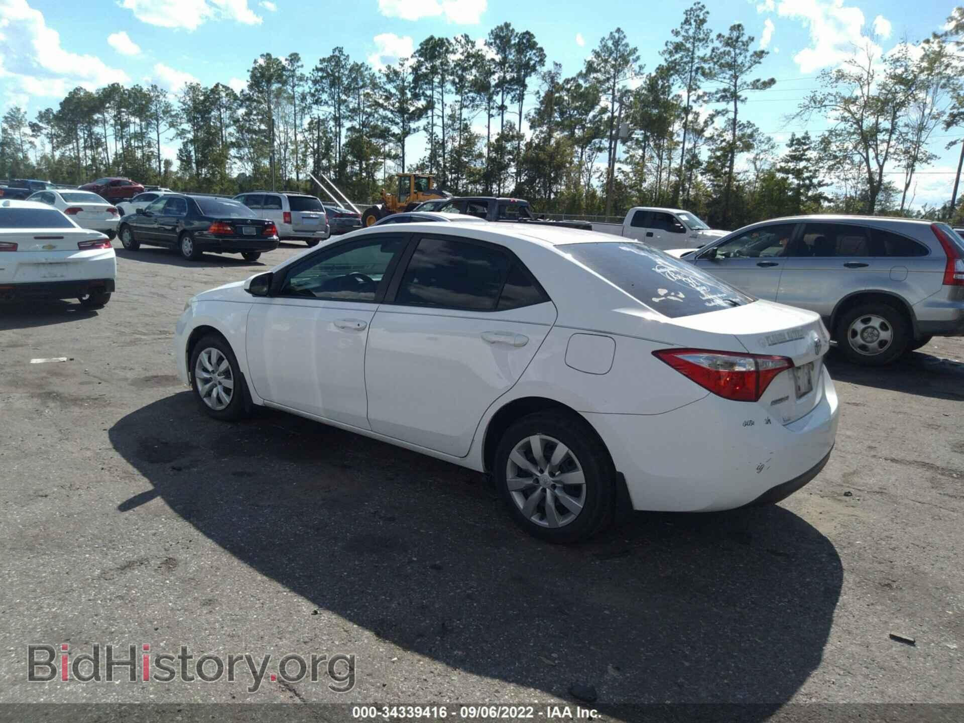 2014 TOYOTA COROLLA - VIN: 2T1BURHE5EC135344 - Фото 3