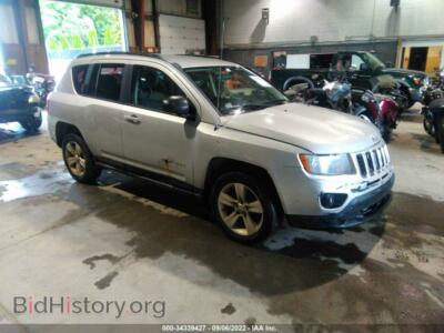 2011 Jeep COMPASS Latitude, серый — VIN 1J4NF1FB4BD197506, IAAI