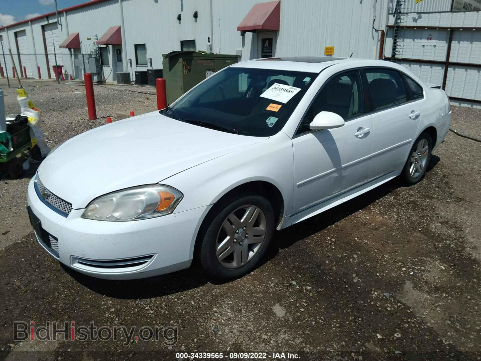 2013 CHEVROLET IMPALA - VIN: 2G1WG5E39D1251382 - Фото 2