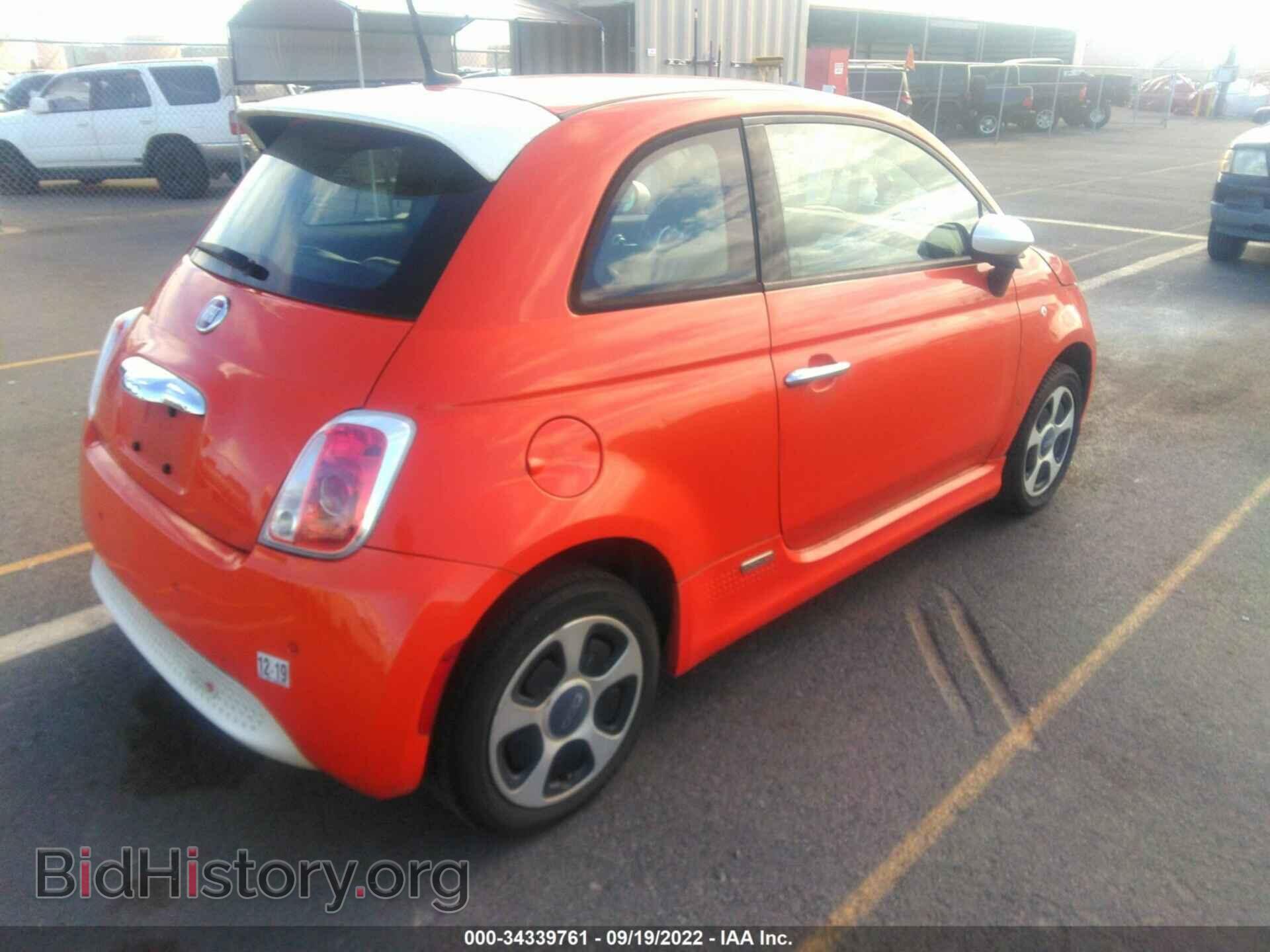2015 FIAT 500E - VIN: 3C3CFFGE6FT581701 - Фото 4