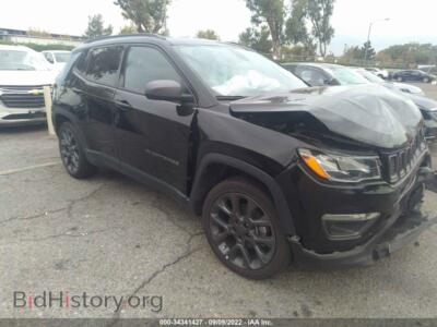 2021 Jeep COMPASS 80TH Anniversary, black — VIN 3C4NJCEB4MT564189, IAAI