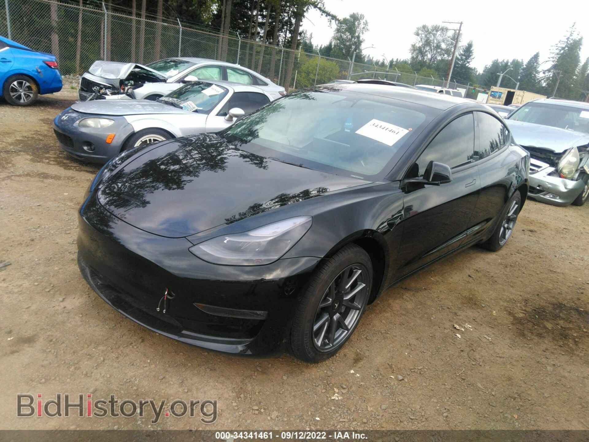 2022 TESLA MODEL 3 - VIN: 5YJ3E1EBXNF151998 - Фото 2