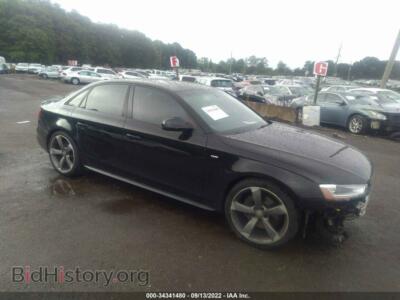 2014 Audi A4 Premium Plus, черный — VIN WAUFFAFL5EA084637, IAAI