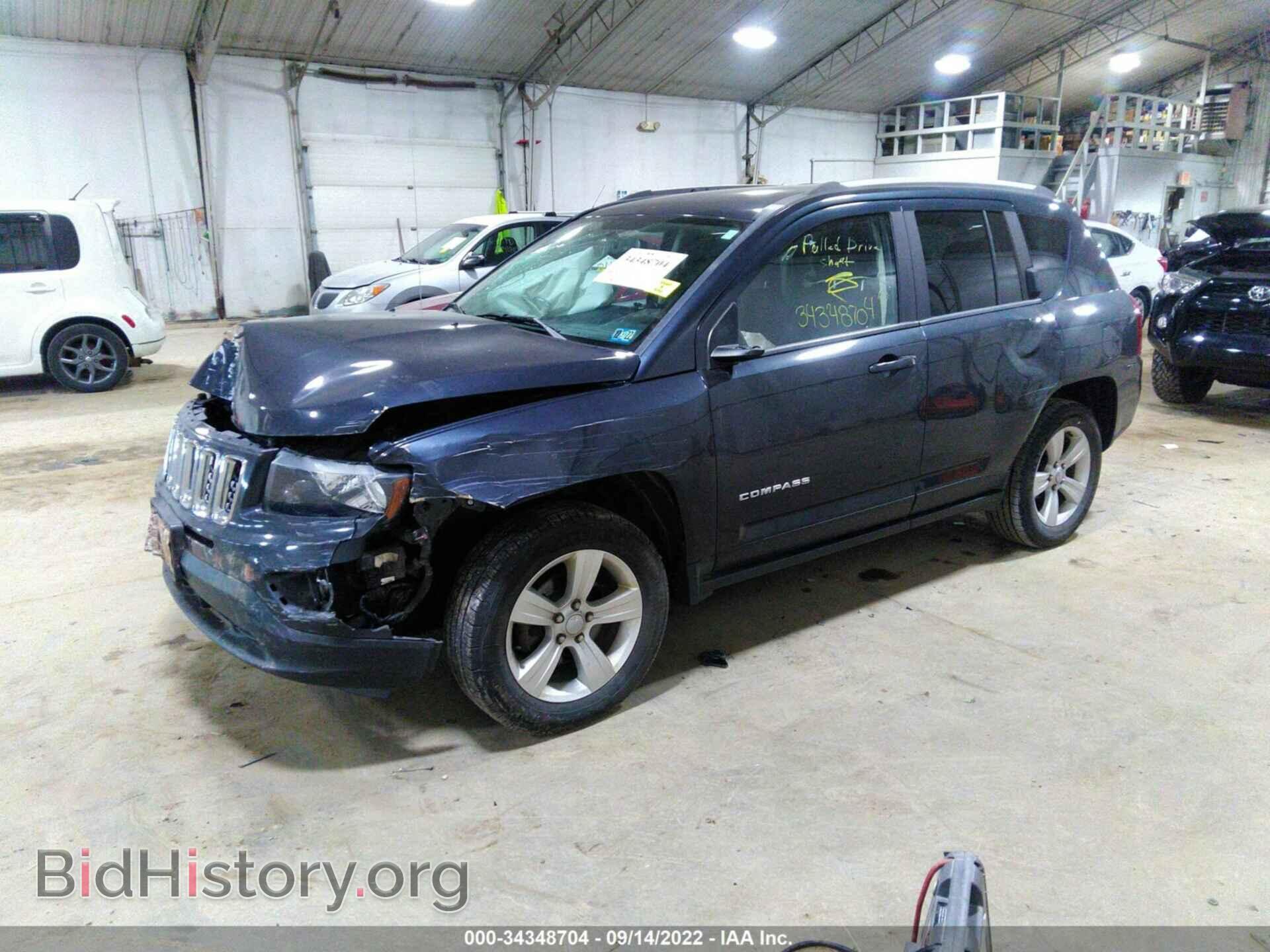 2016 JEEP COMPASS - VIN: 1C4NJDBB2GD571775 - Фото 2