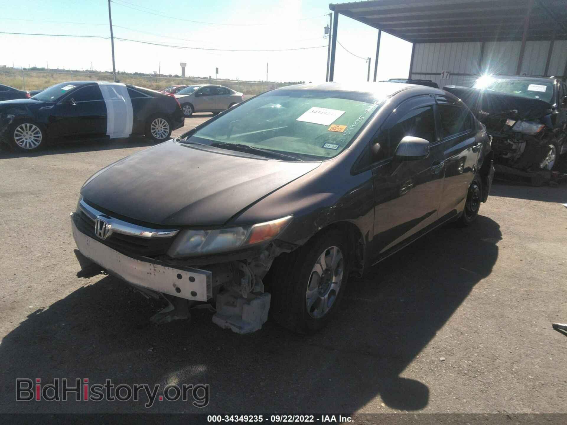 2012 HONDA CIVIC SDN - VIN: JHMFB2F50CS001451 - Фото 2