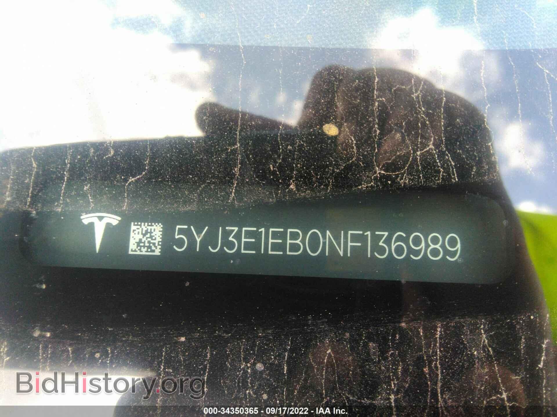 2022 TESLA MODEL 3 - VIN: 5YJ3E1EB0NF136989 - Photo 9