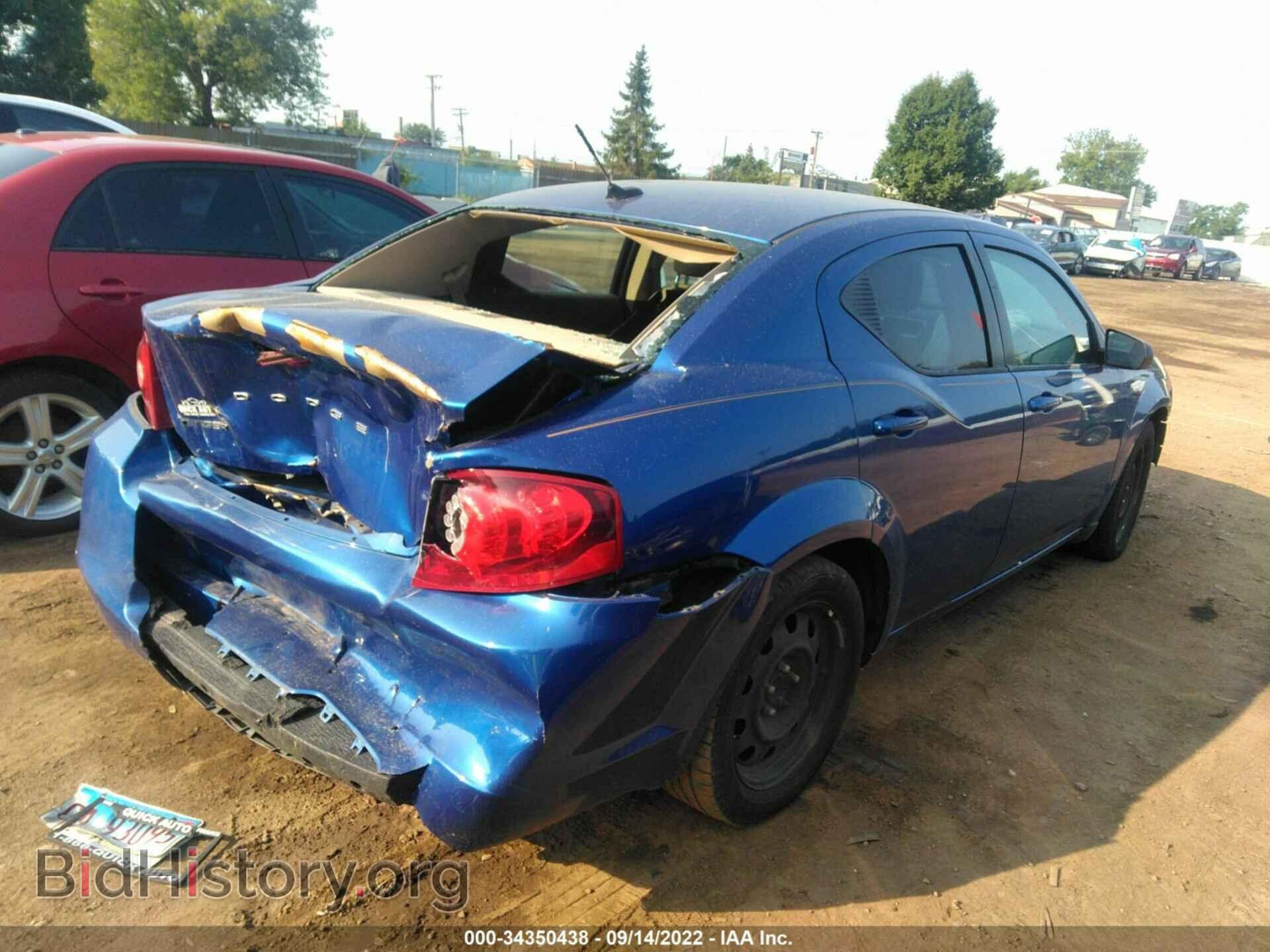 2014 DODGE AVENGER - VIN: 1C3CDZAB1EN111094 - Фото 4